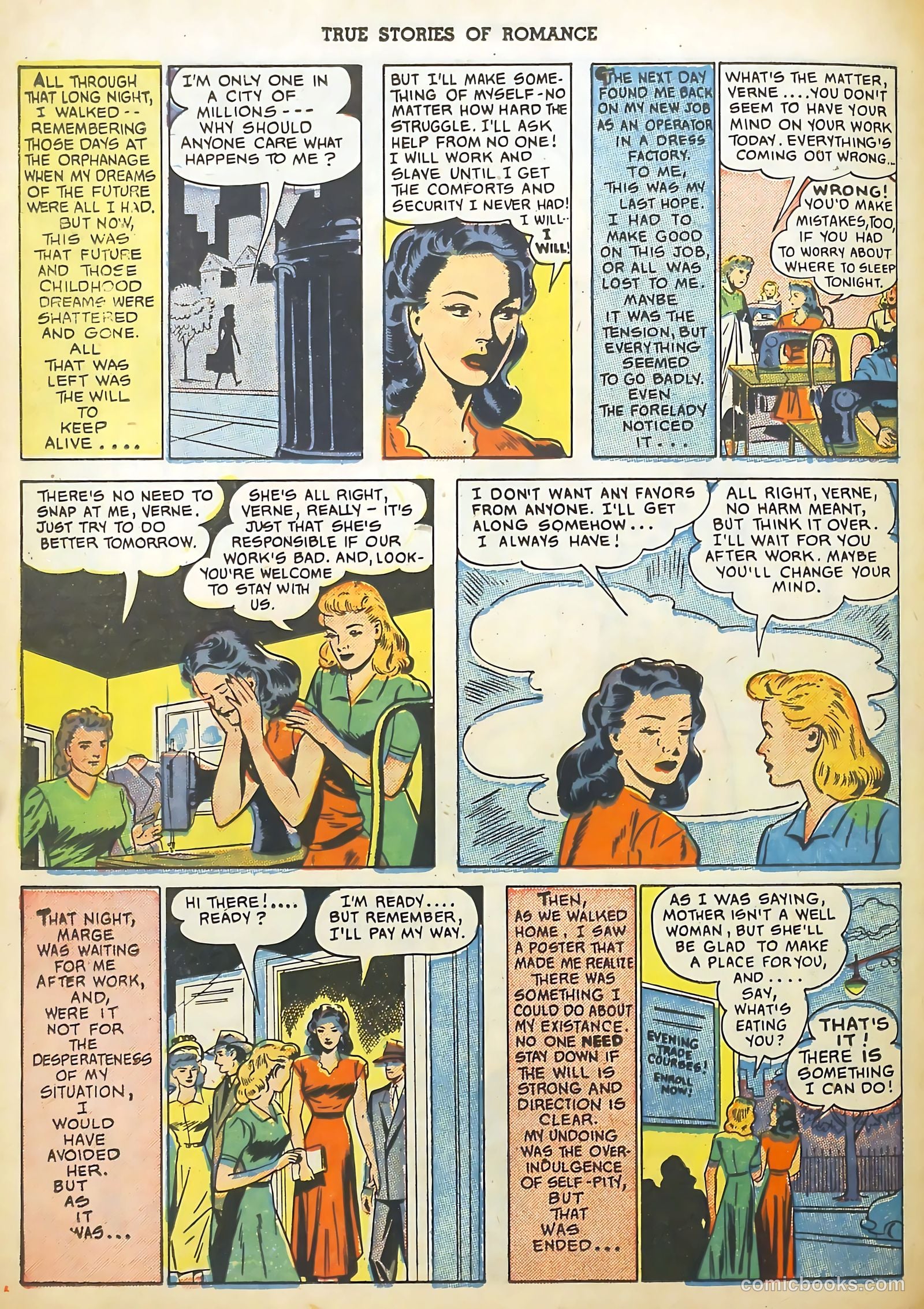 True Stories of Romance #3 (1950) — page 26 of 36