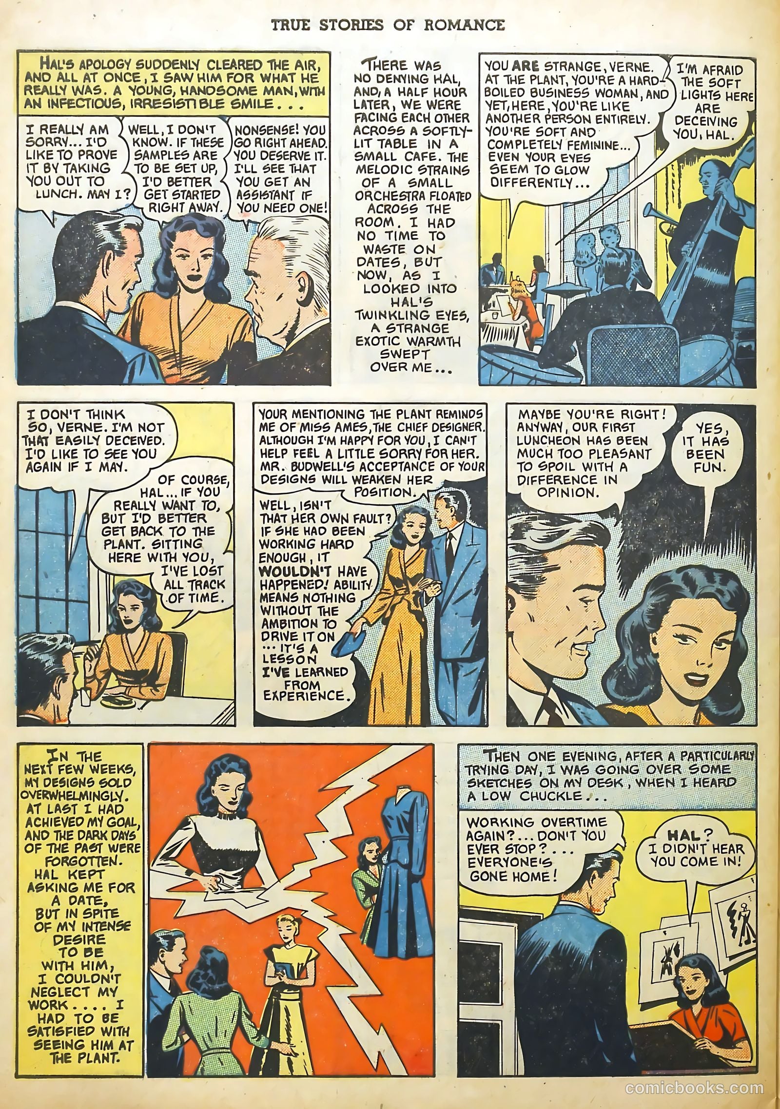 True Stories of Romance #3 (1950) — page 28 of 36