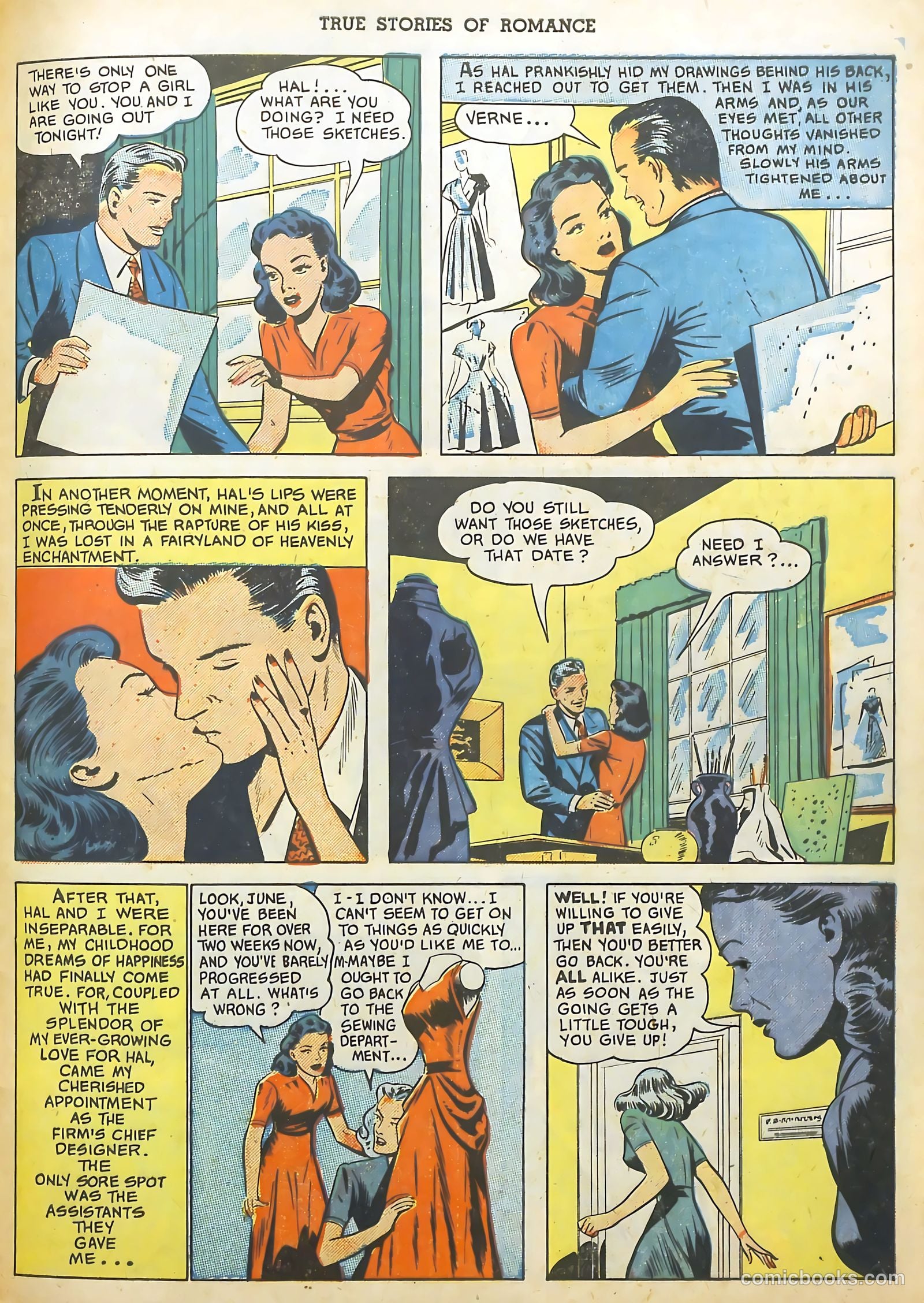 True Stories of Romance #3 (1950) — page 29 of 36