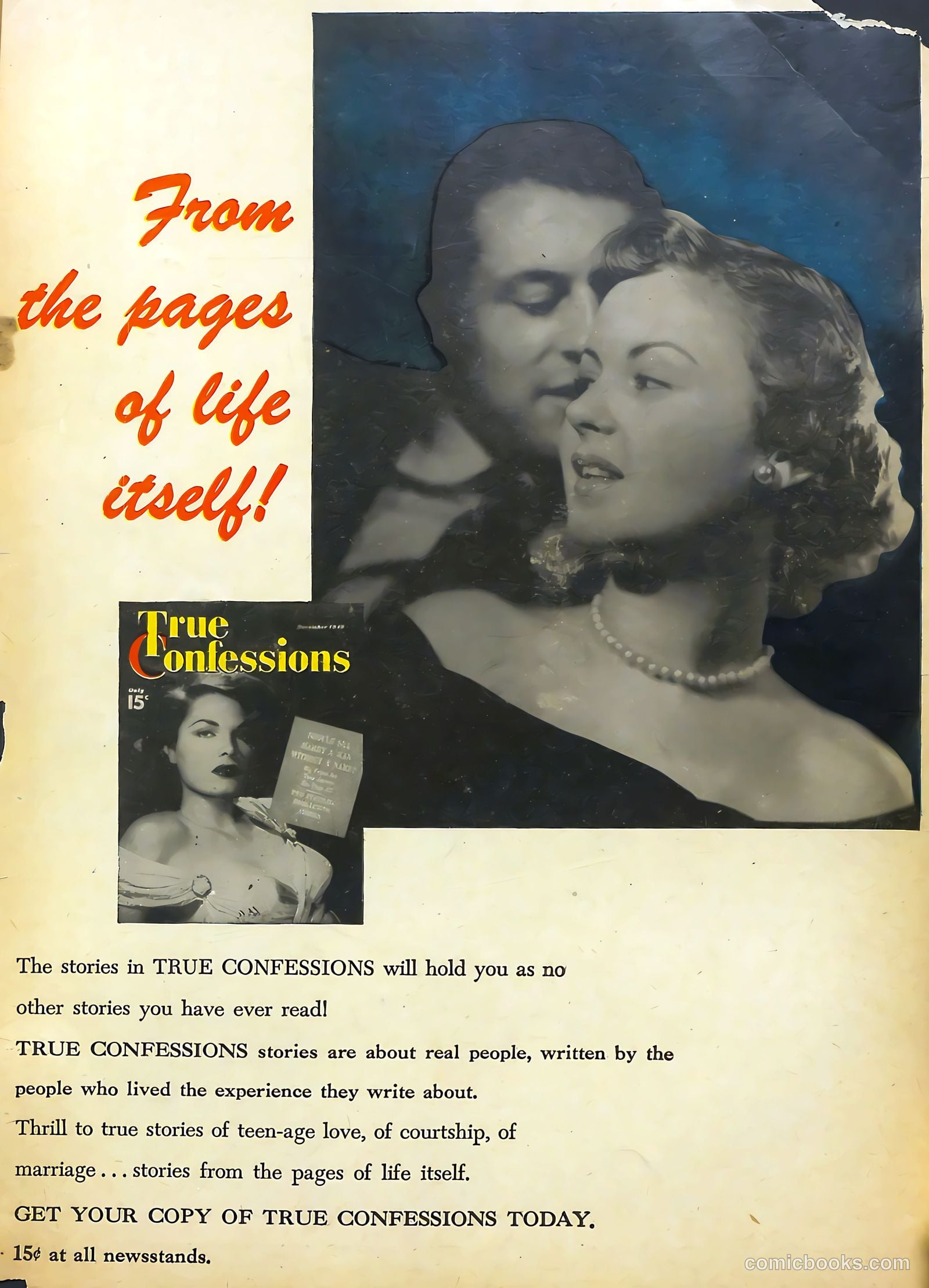 True Stories of Romance #3 (1950) — page 35 of 36