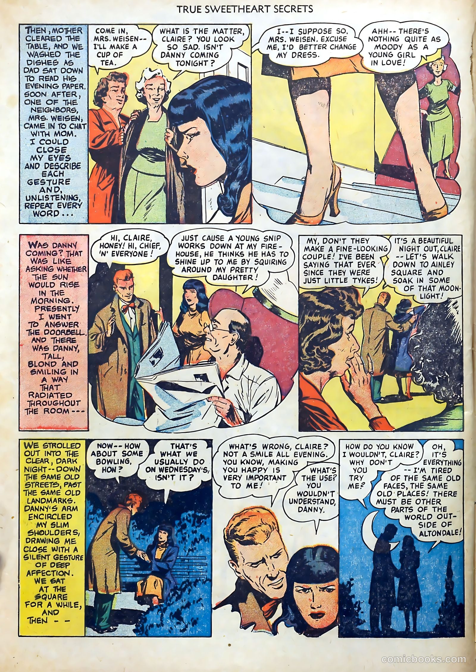 True Sweetheart Secrets #1 (1950) — page 4 of 36