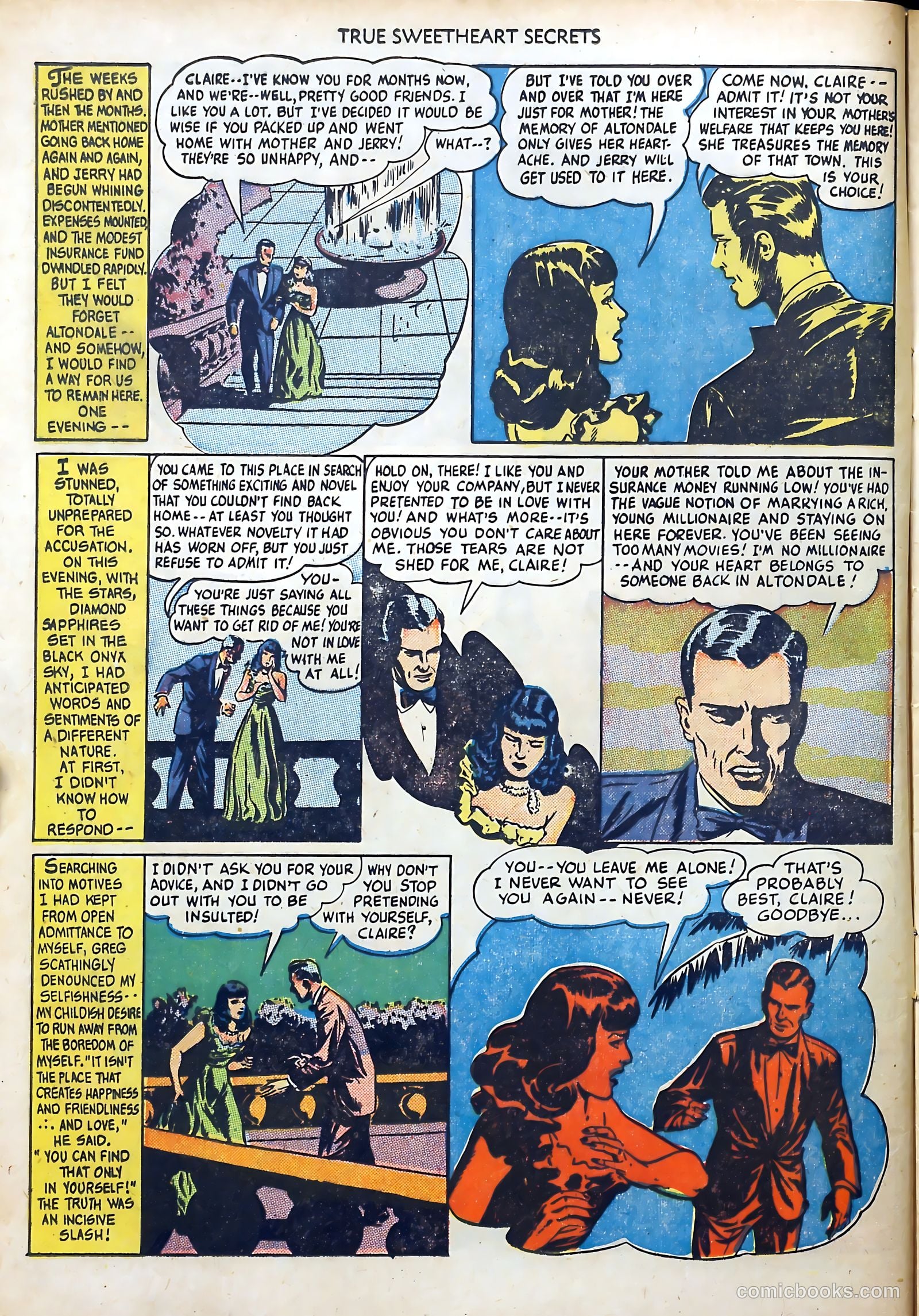 True Sweetheart Secrets #1 (1950) — page 12 of 36