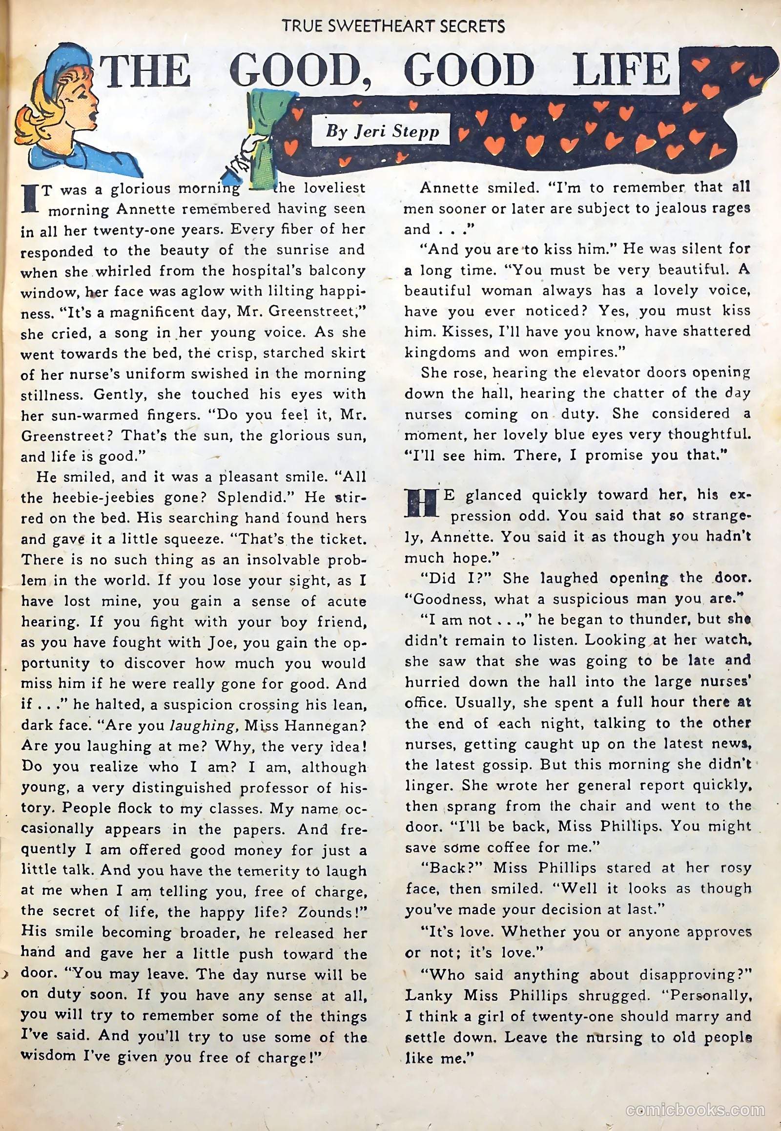 True Sweetheart Secrets #1 (1950) — page 23 of 36