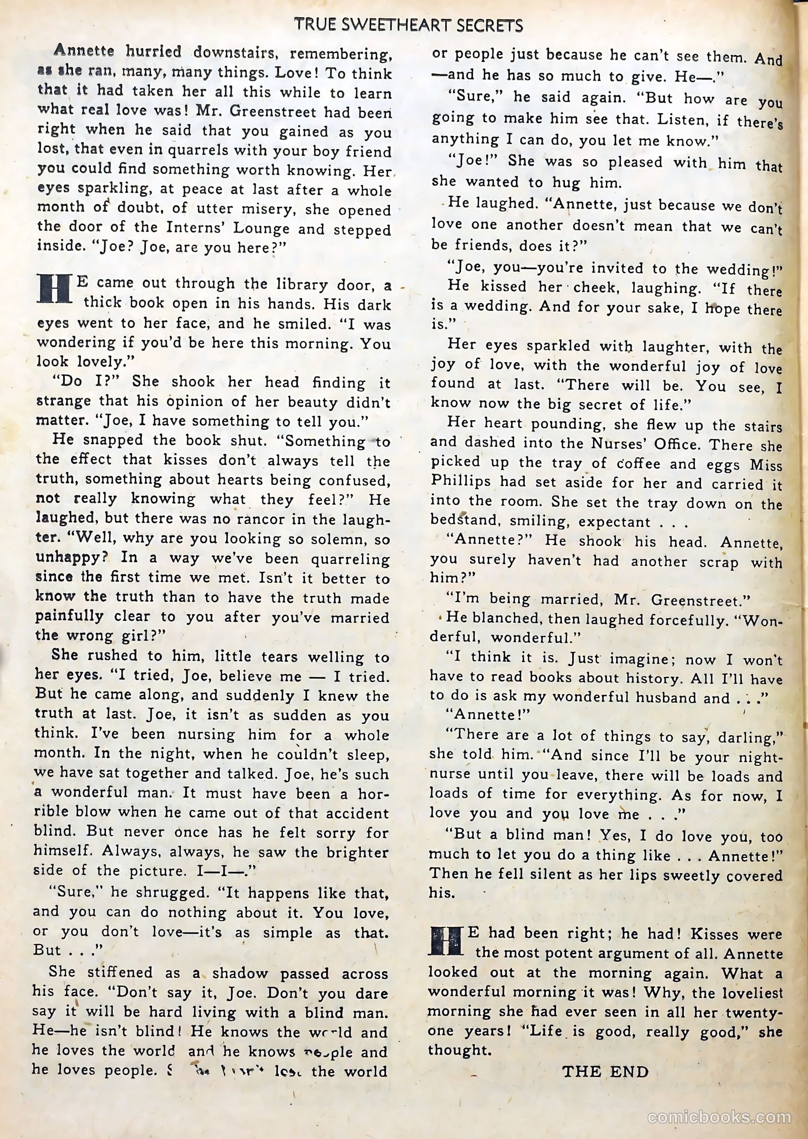 True Sweetheart Secrets #1 (1950) — page 24 of 36