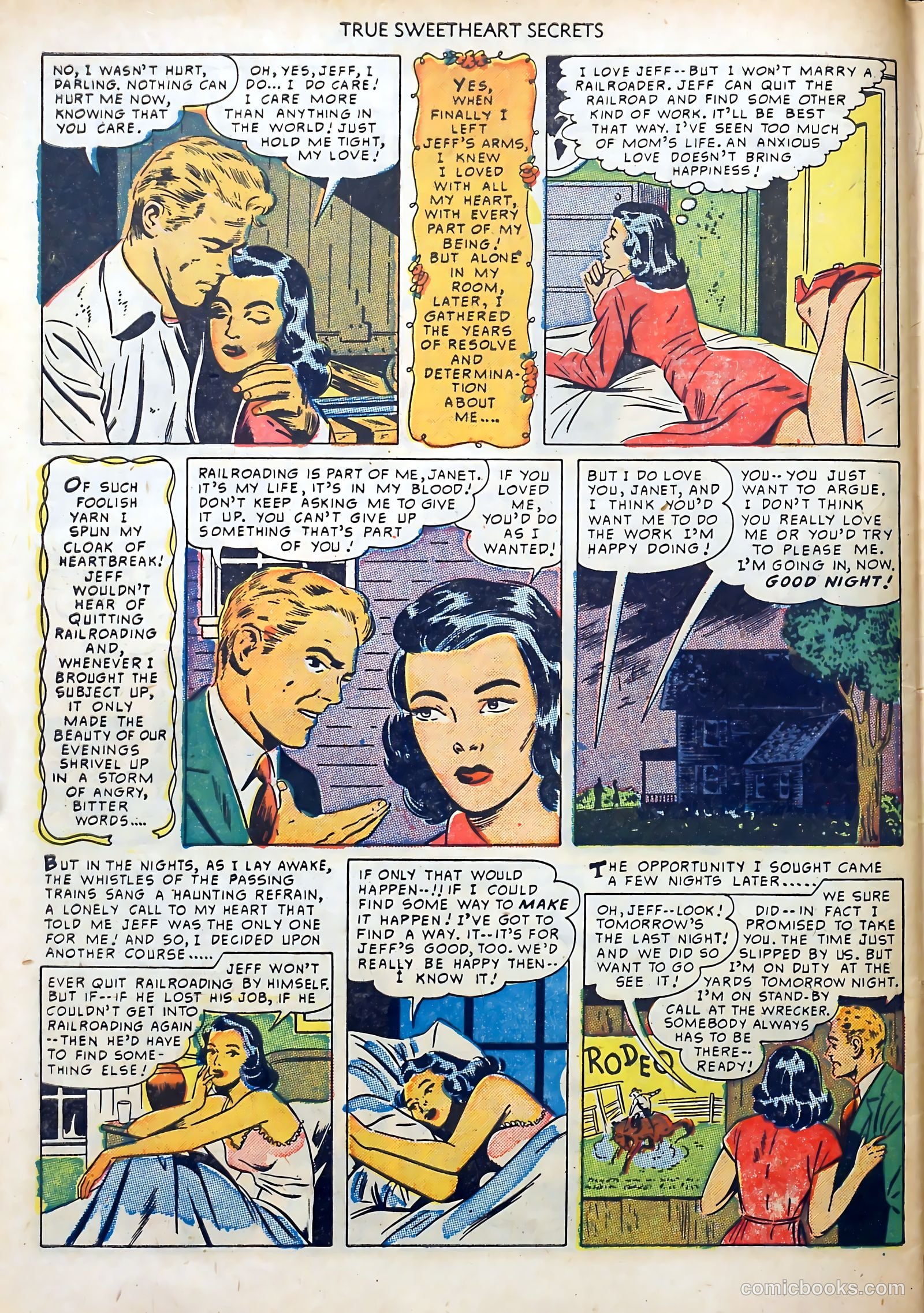 True Sweetheart Secrets #1 (1950) — page 30 of 36
