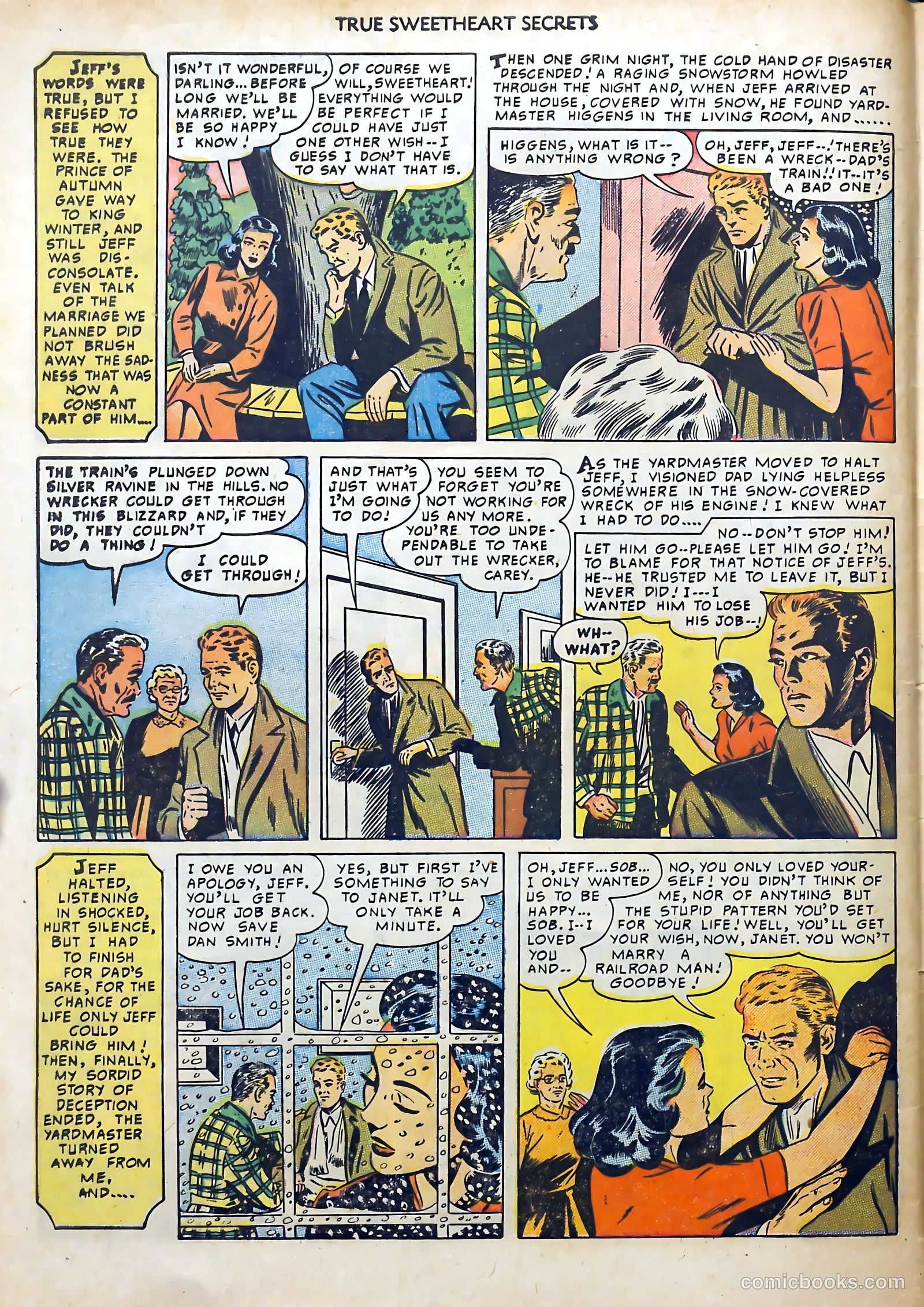 True Sweetheart Secrets #1 (1950) — page 32 of 36
