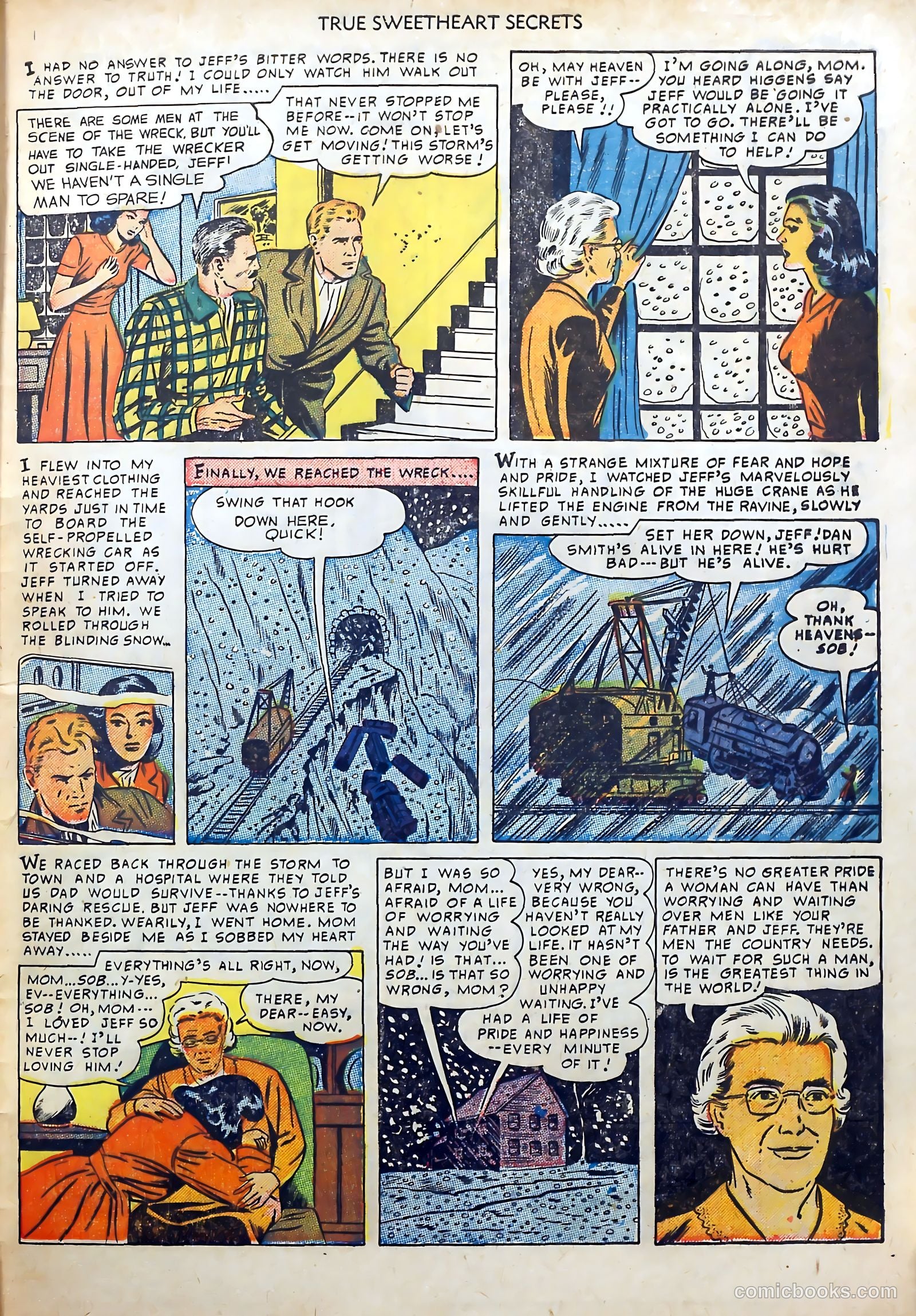 True Sweetheart Secrets #1 (1950) — page 33 of 36