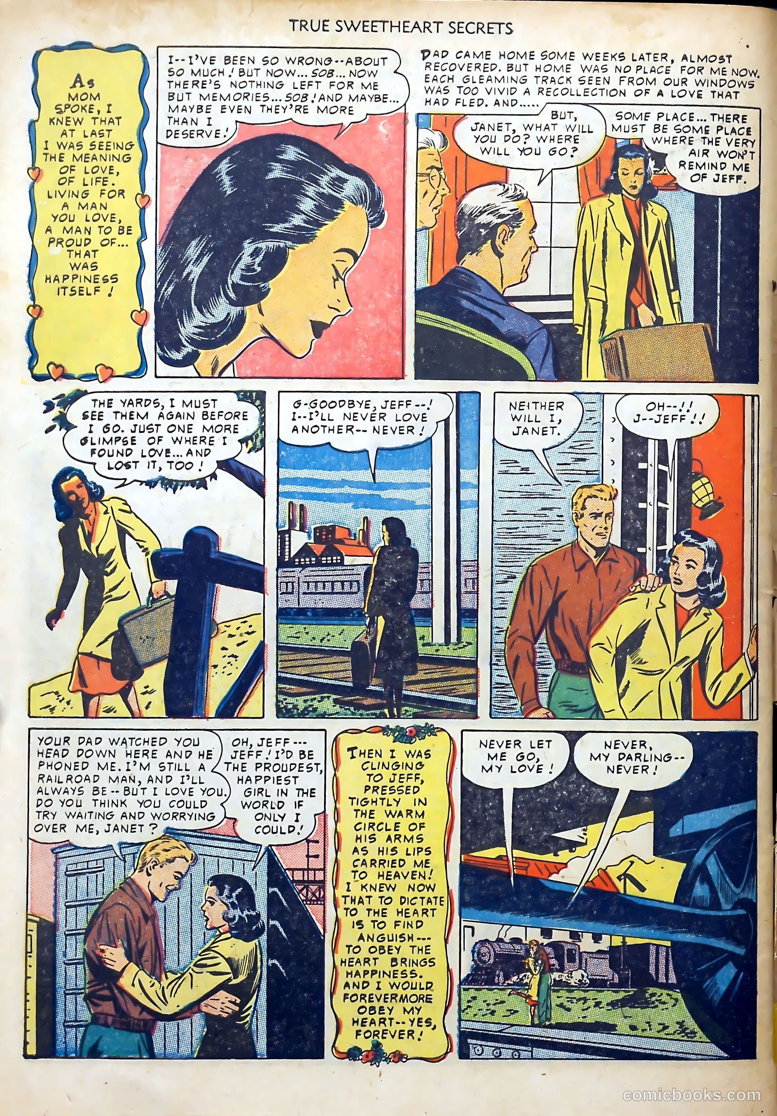 True Sweetheart Secrets #1 (1950) — page 34 of 36