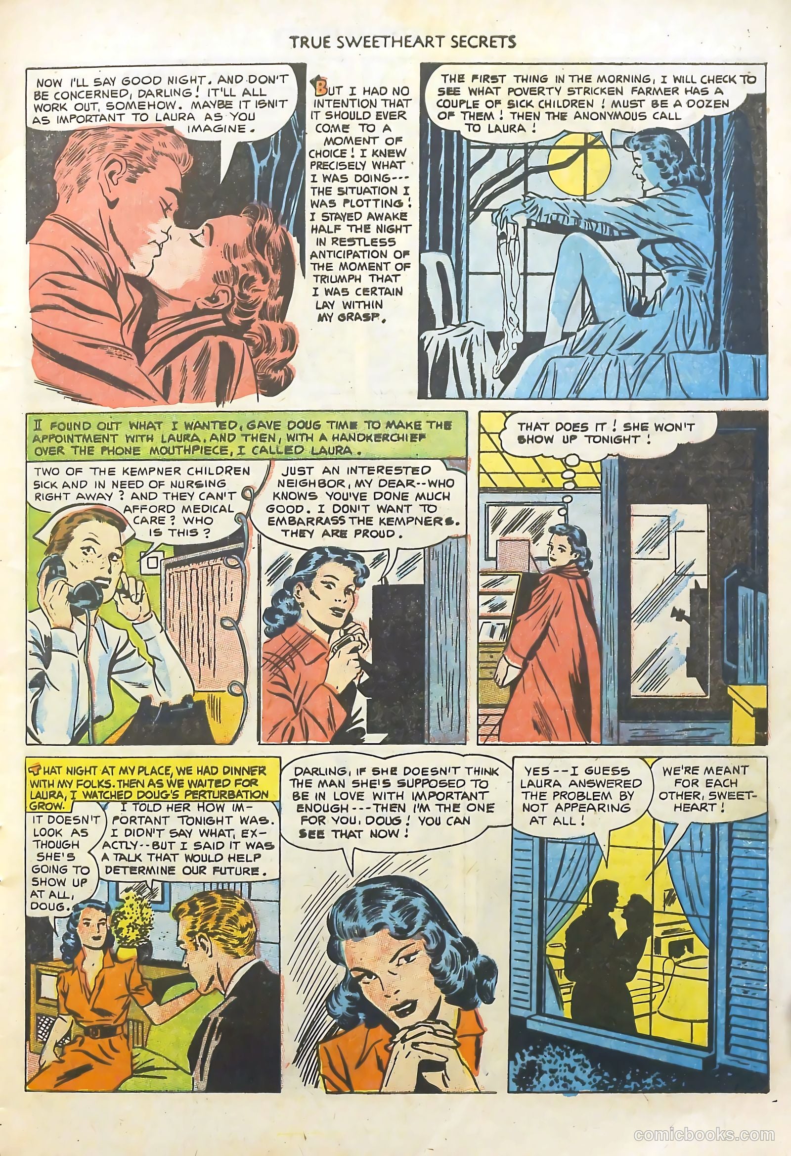 True Sweetheart Secrets #10 (1952) — page 7 of 36