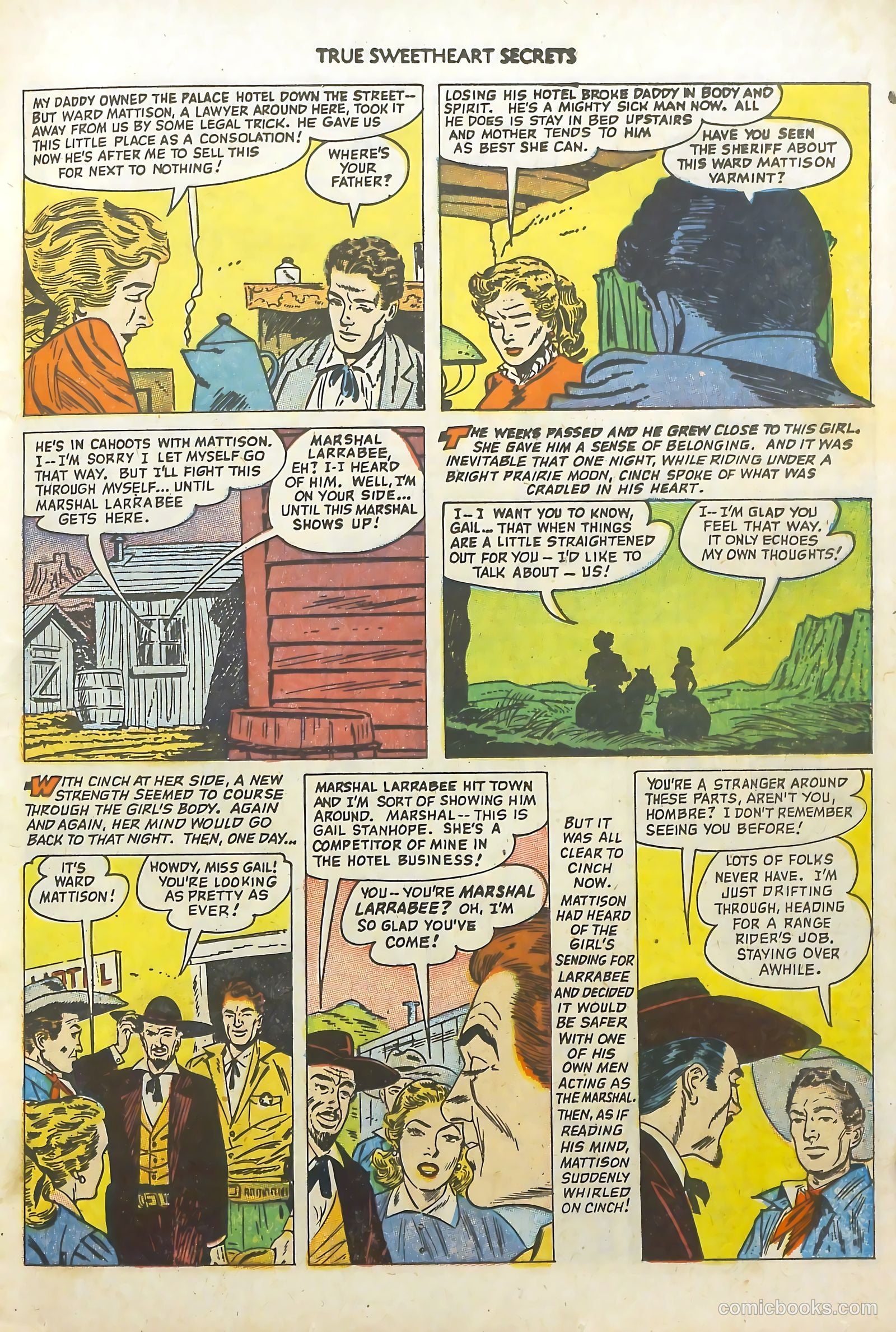 True Sweetheart Secrets #10 (1952) — page 17 of 36