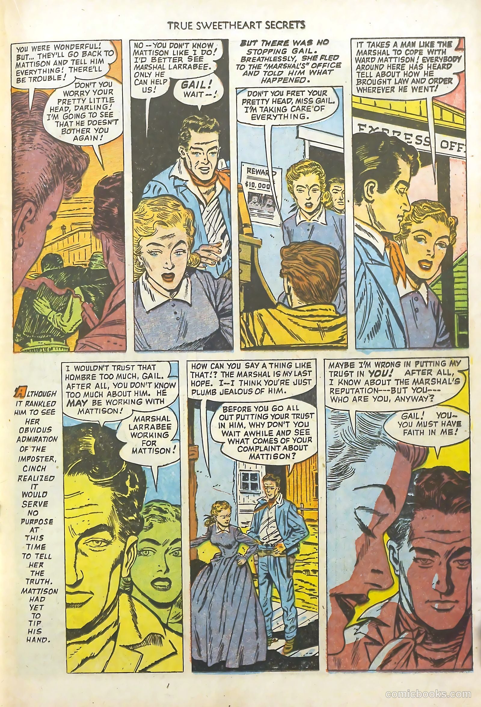 True Sweetheart Secrets #10 (1952) — page 19 of 36