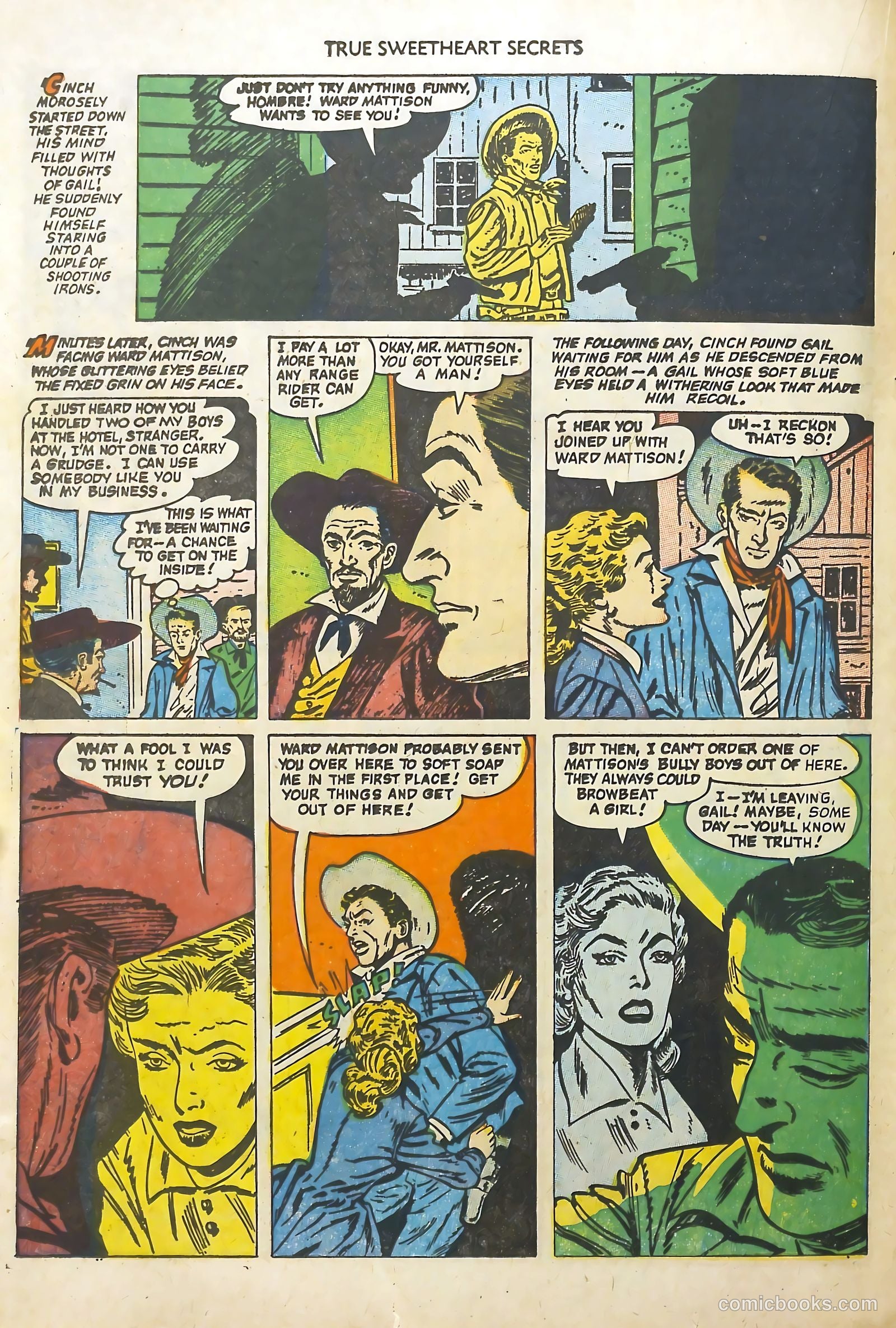 True Sweetheart Secrets #10 (1952) — page 20 of 36