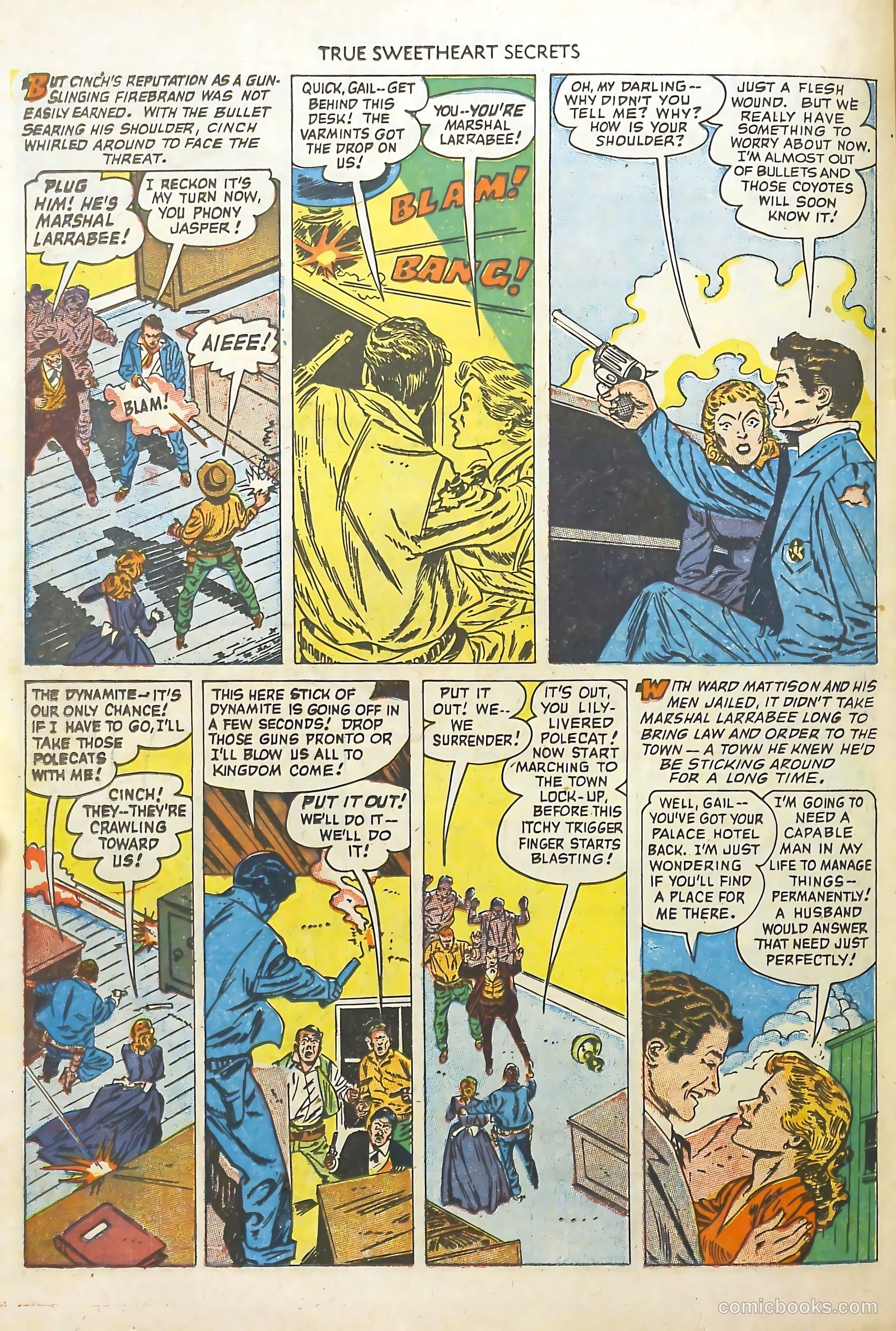 True Sweetheart Secrets #10 (1952) — page 22 of 36
