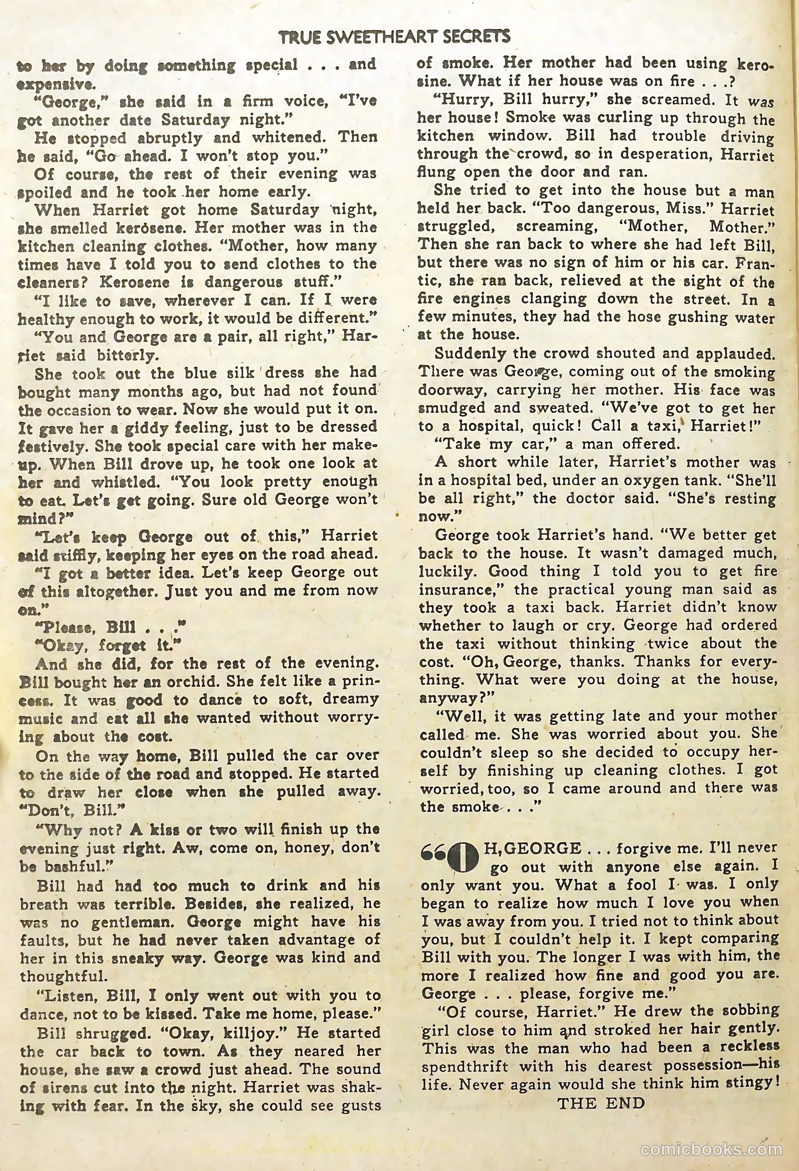 True Sweetheart Secrets #10 (1952) — page 24 of 36