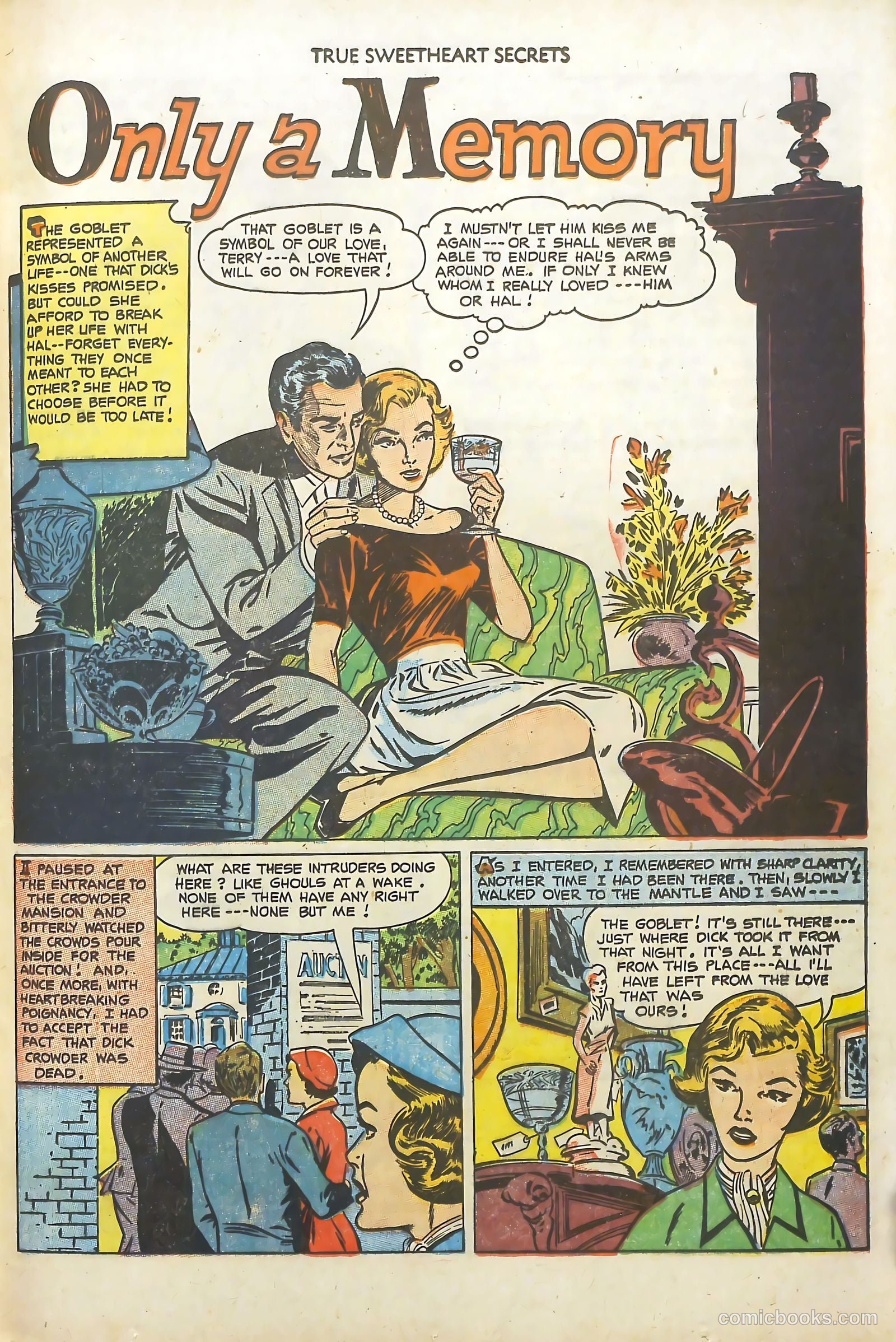 True Sweetheart Secrets #10 (1952) — page 25 of 36
