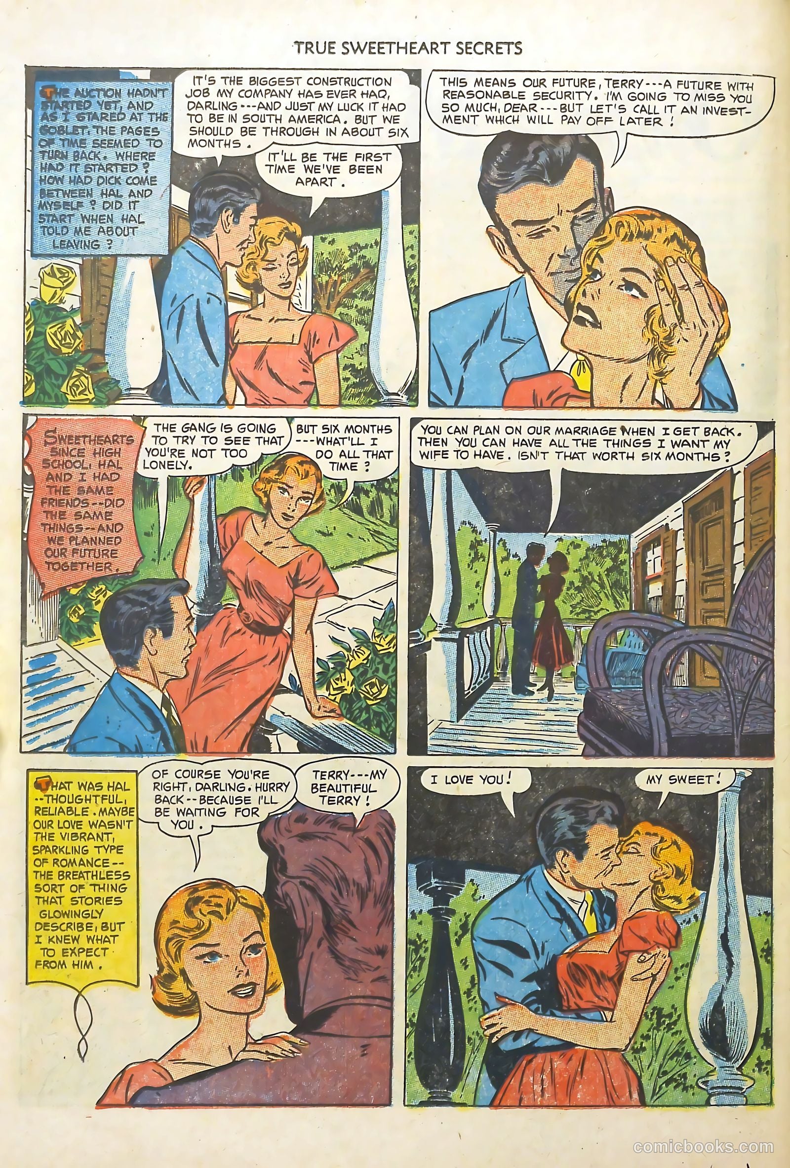 True Sweetheart Secrets #10 (1952) — page 26 of 36