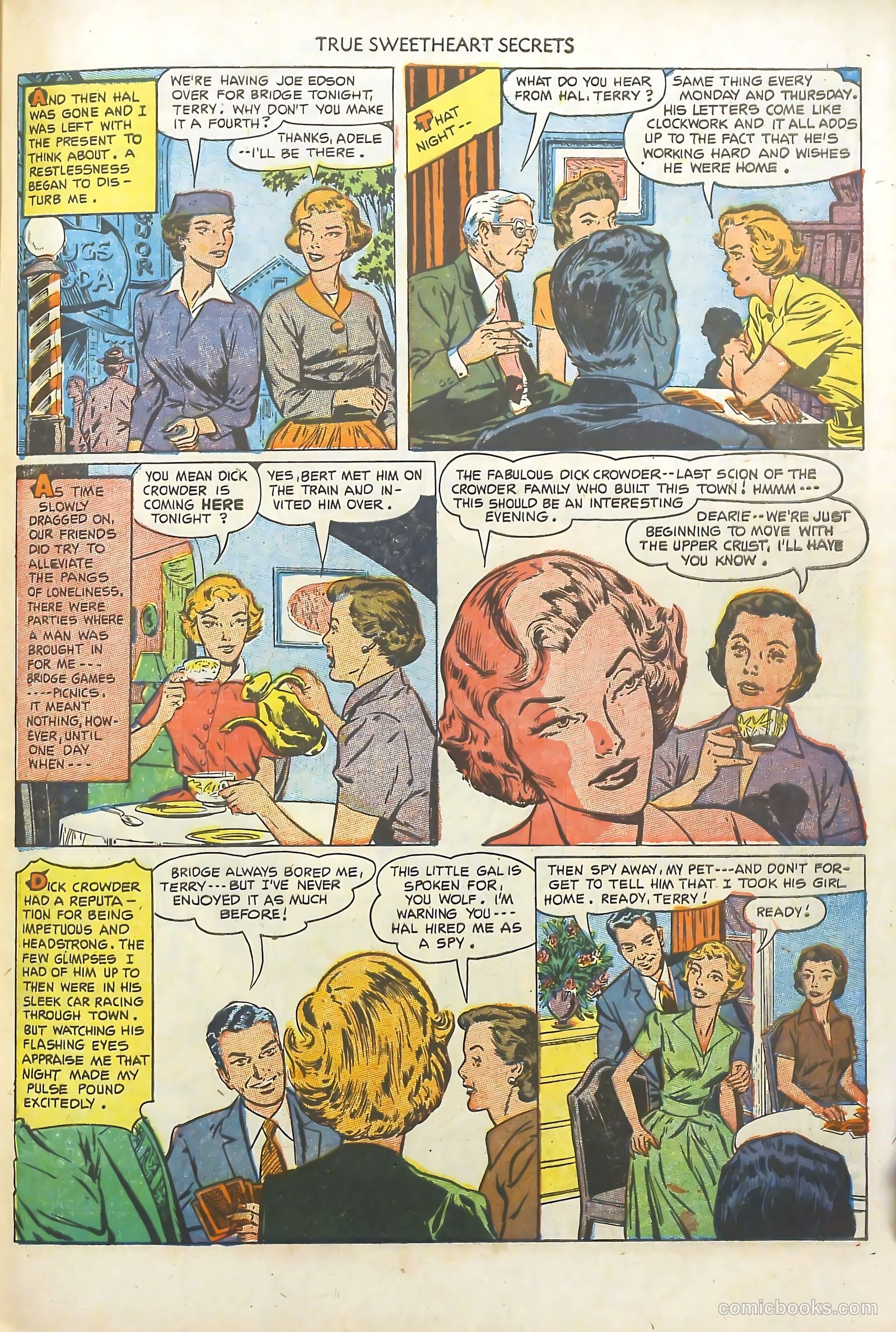 True Sweetheart Secrets #10 (1952) — page 27 of 36