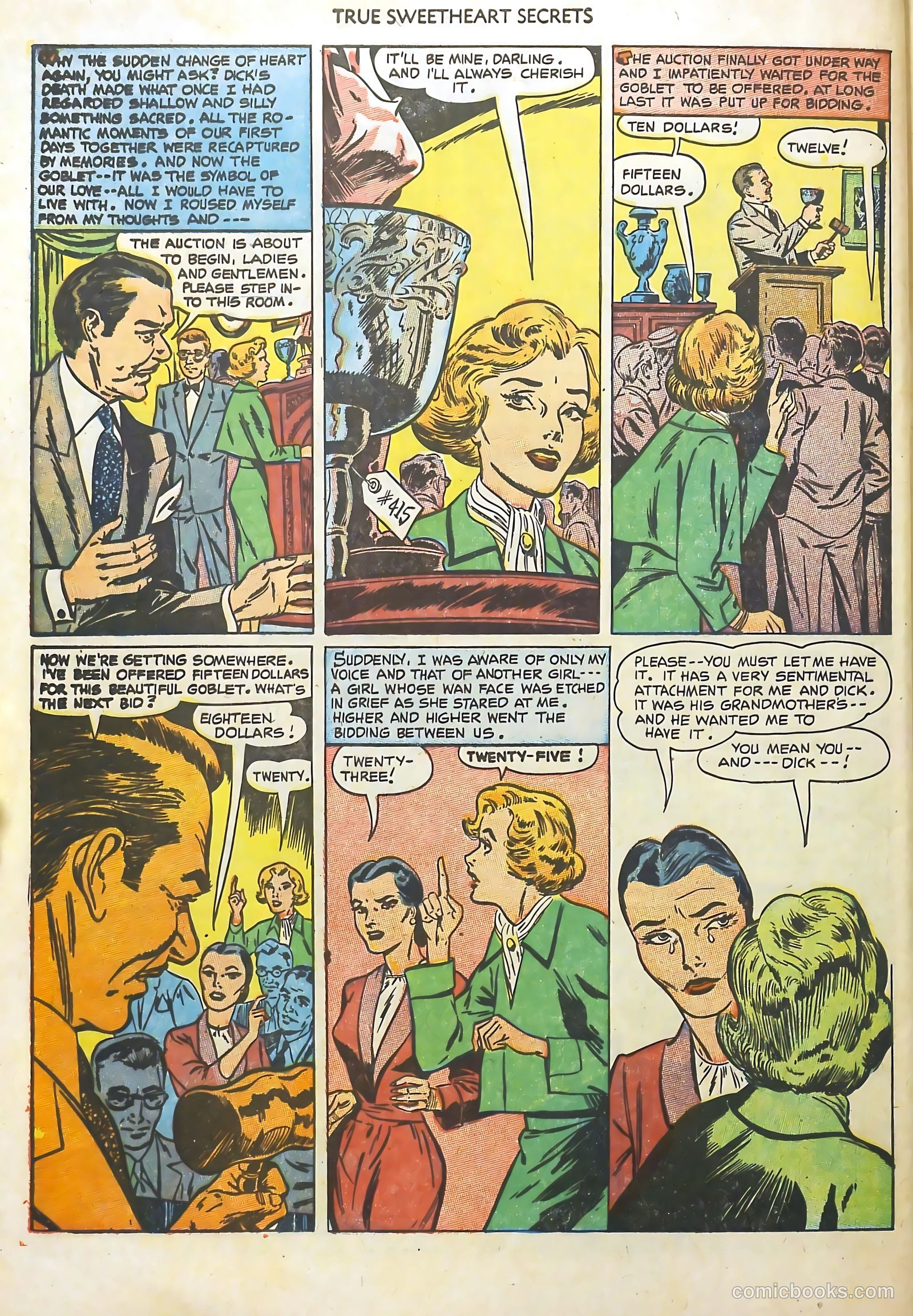 True Sweetheart Secrets #10 (1952) — page 32 of 36
