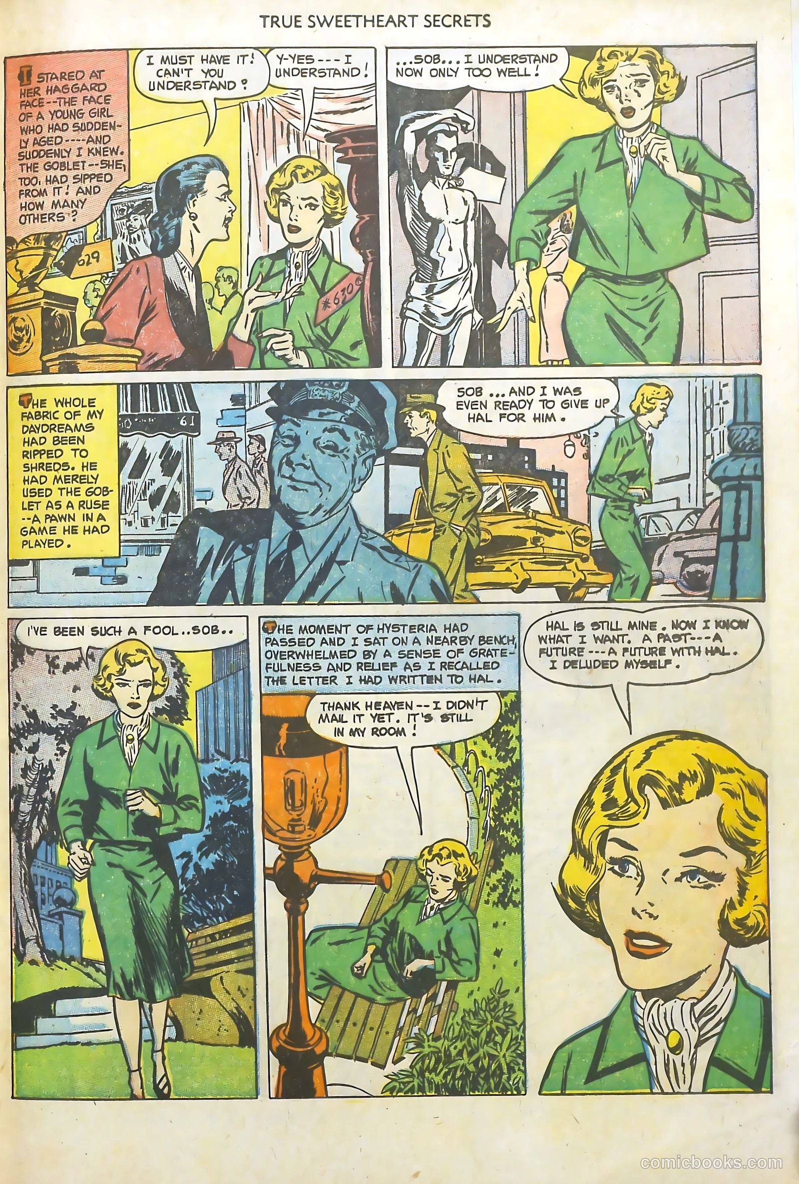 True Sweetheart Secrets #10 (1952) — page 33 of 36