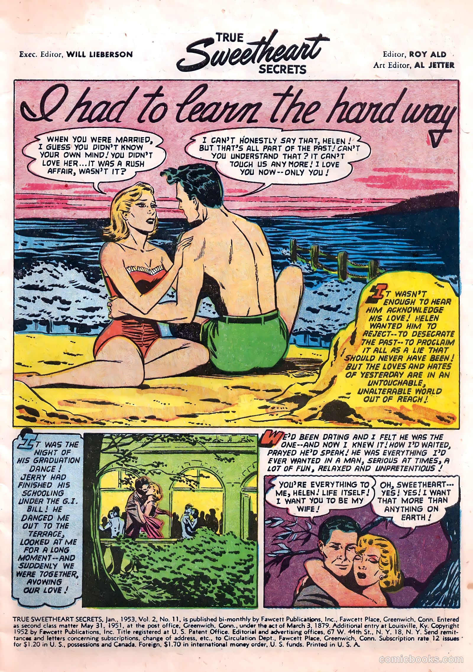True Sweetheart Secrets #11 (1953) — page 3 of 36