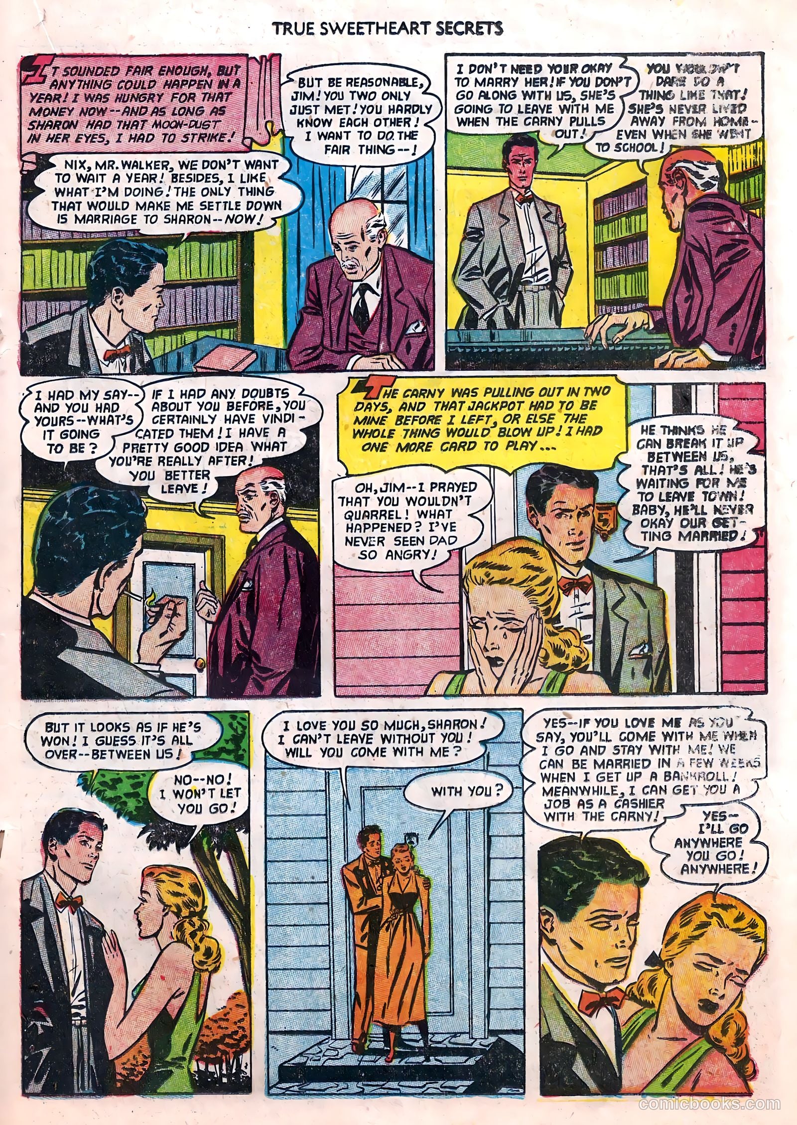 True Sweetheart Secrets #11 (1953) — page 19 of 36