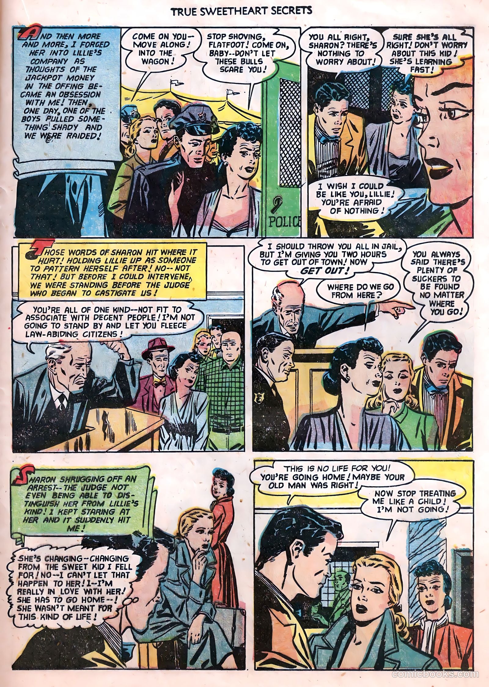 True Sweetheart Secrets #11 (1953) — page 21 of 36