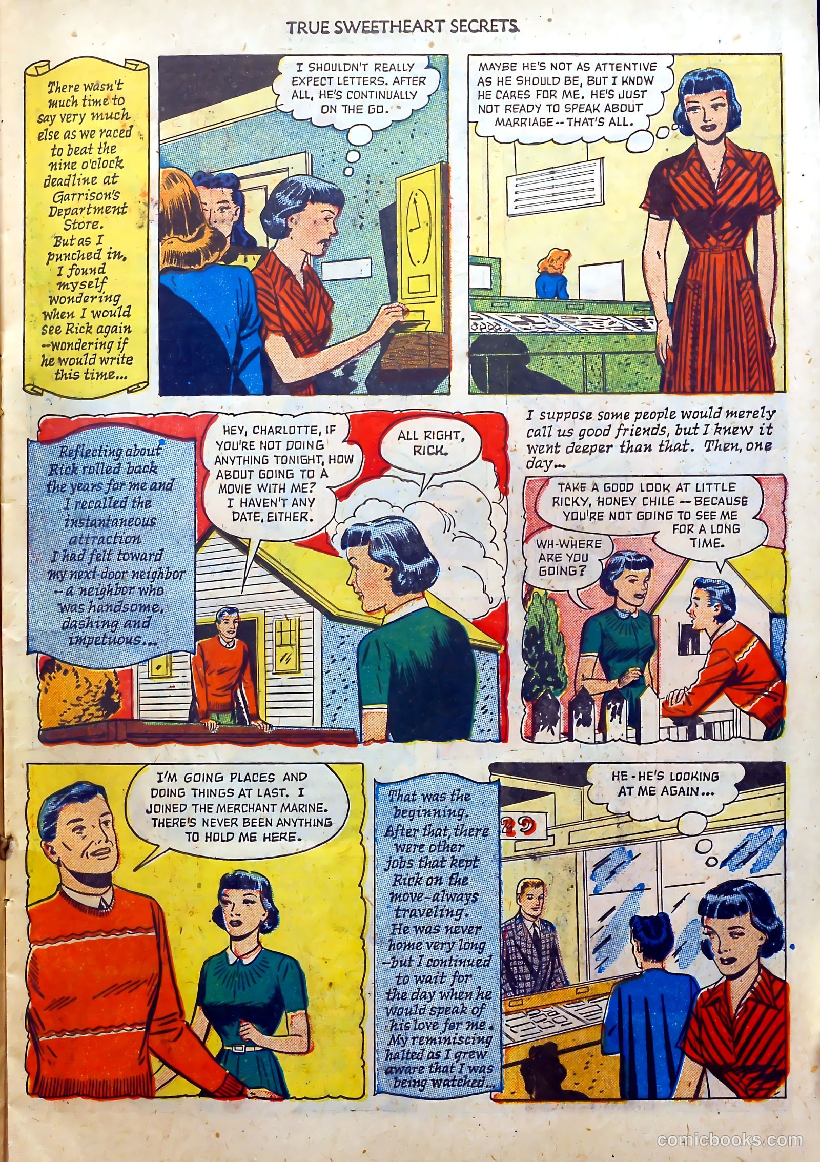 True Sweetheart Secrets #2 (1950) — page 15 of 36