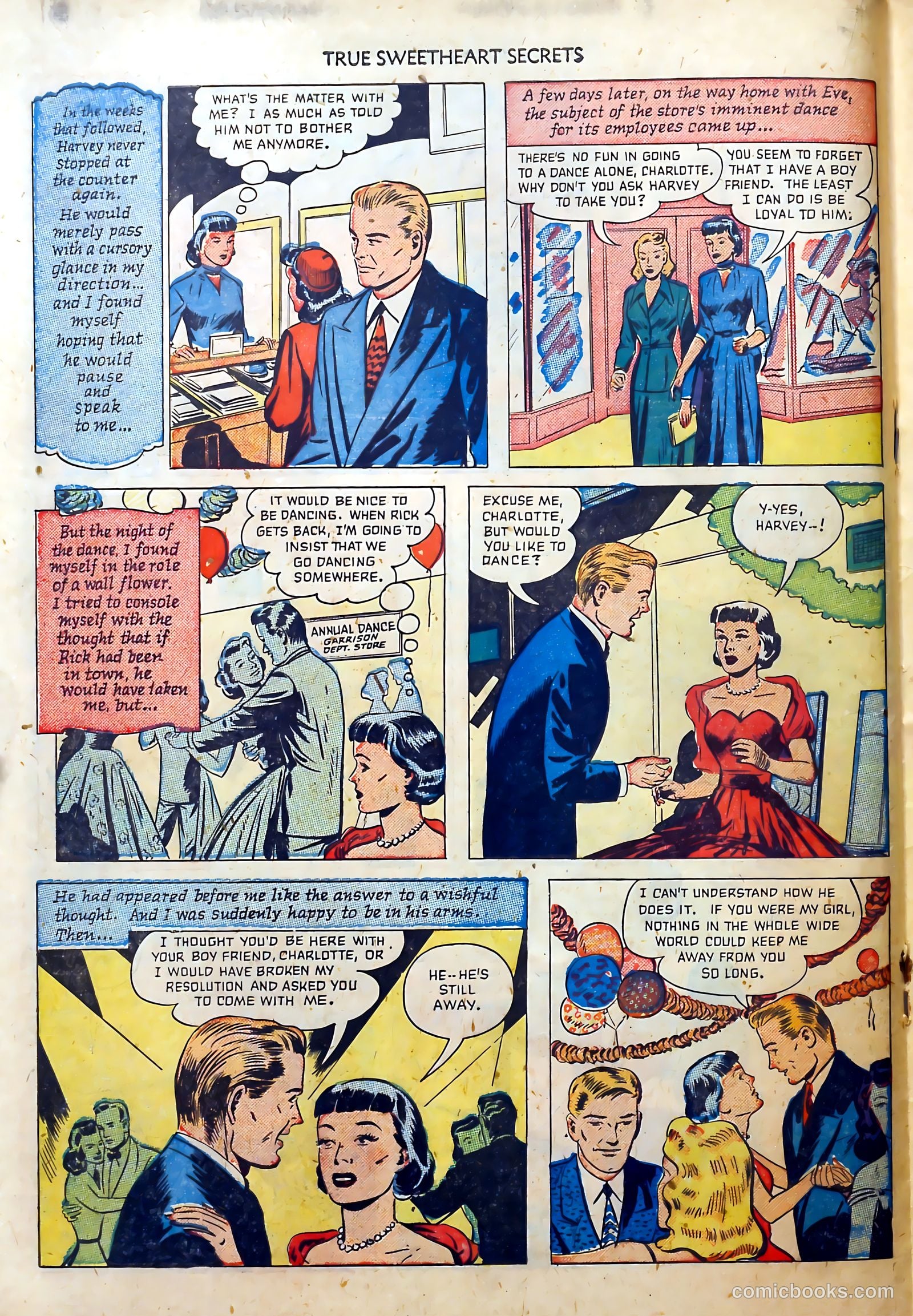 True Sweetheart Secrets #2 (1950) — page 18 of 36