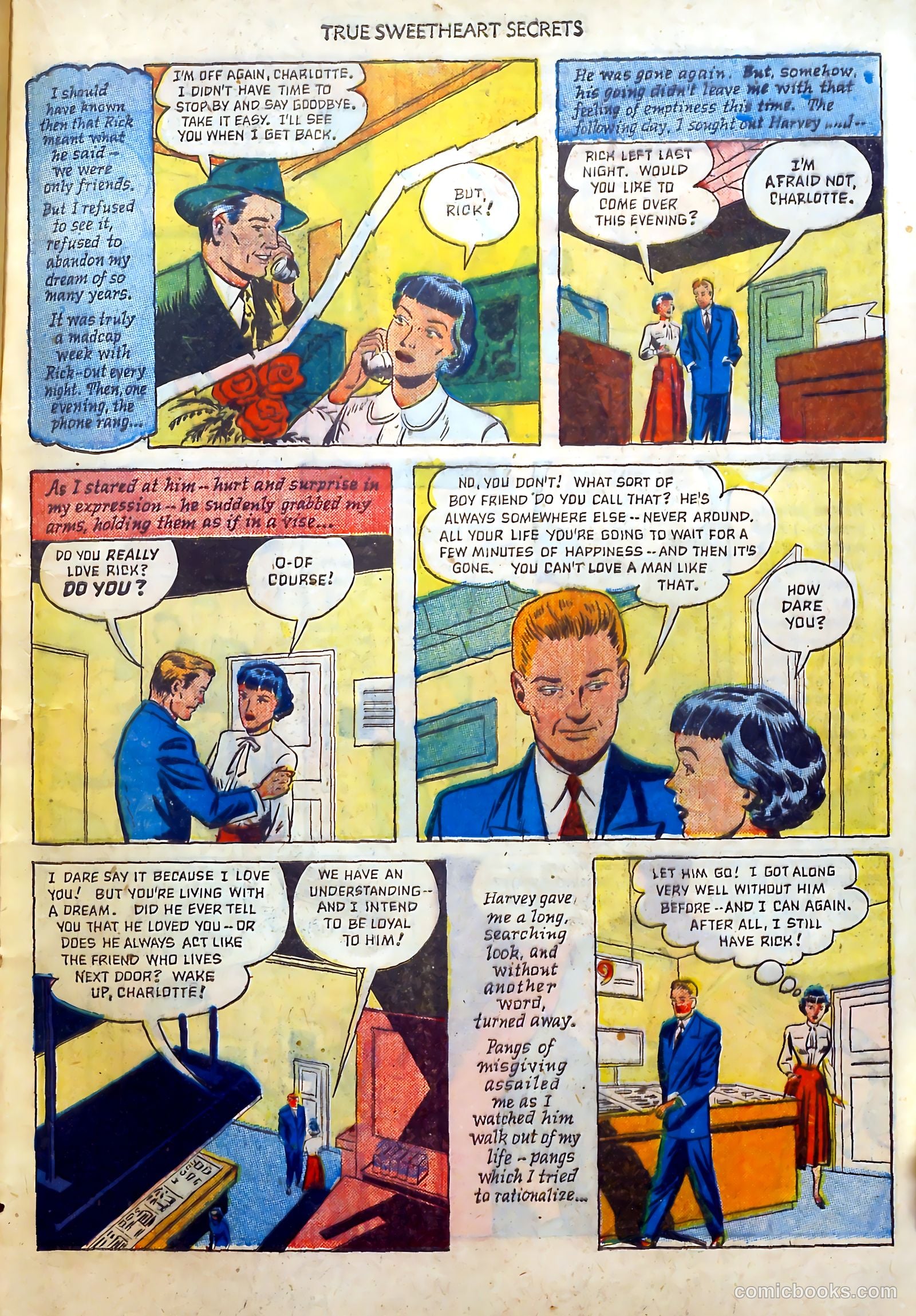 True Sweetheart Secrets #2 (1950) — page 21 of 36