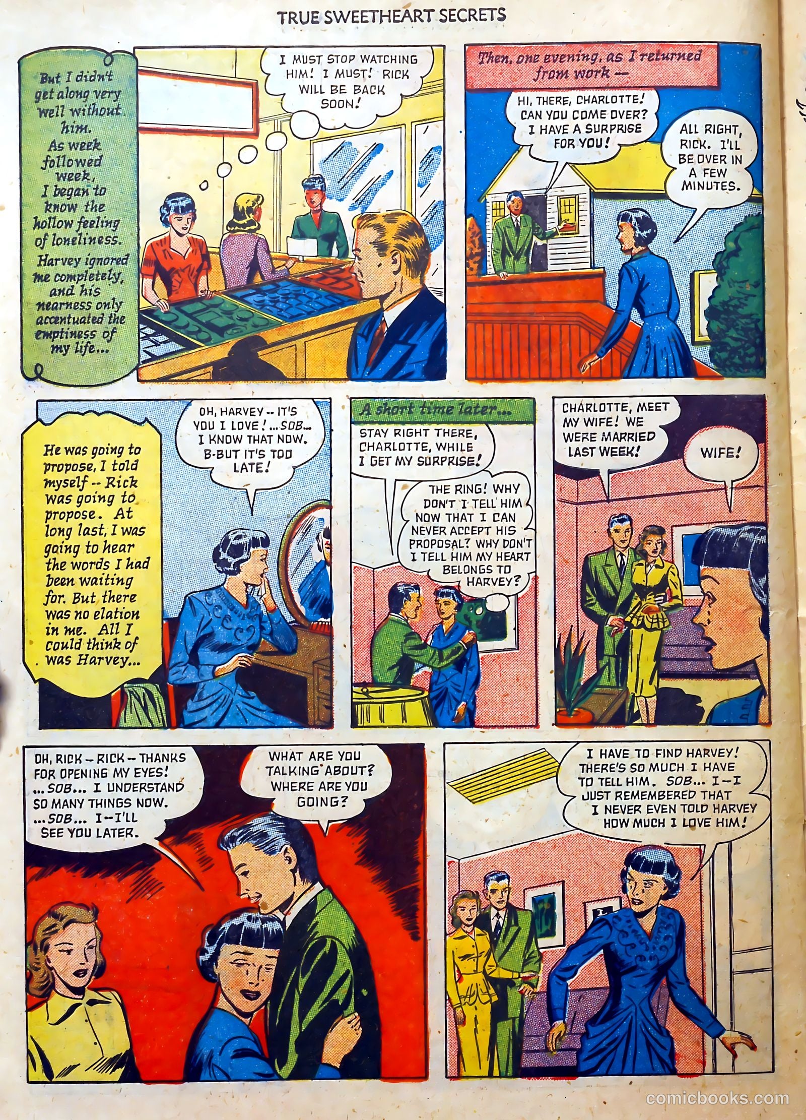 True Sweetheart Secrets #2 (1950) — page 22 of 36
