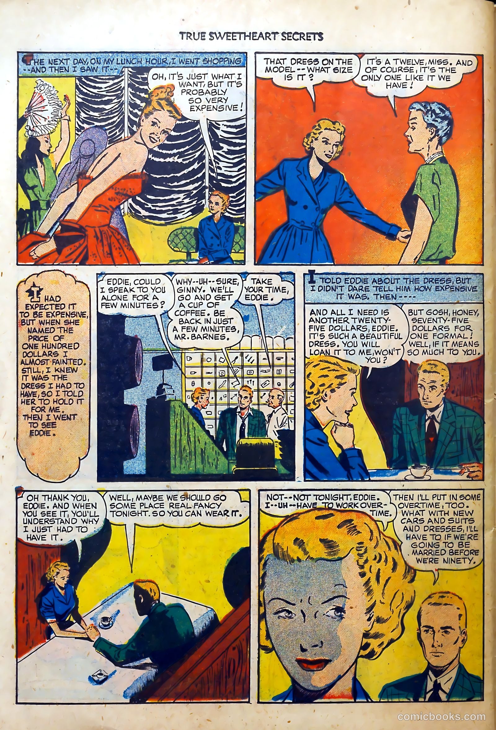 True Sweetheart Secrets #2 (1950) — page 30 of 36
