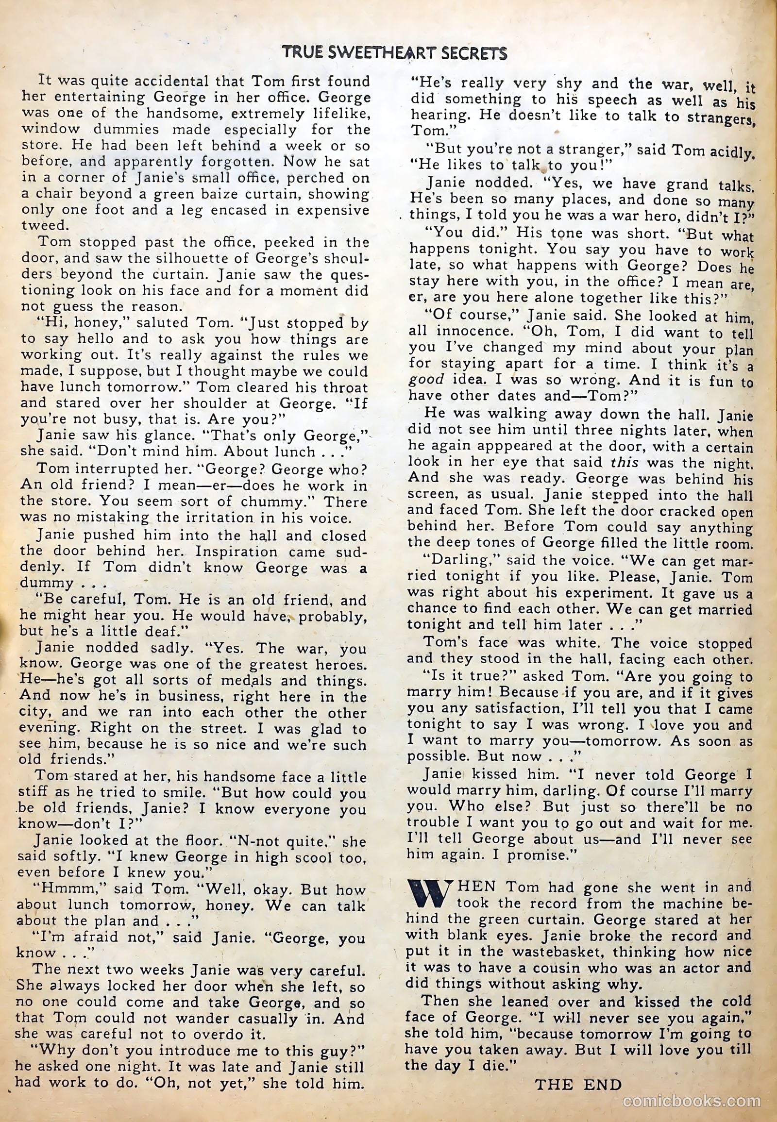 True Sweetheart Secrets #3 (1951) — page 25 of 37