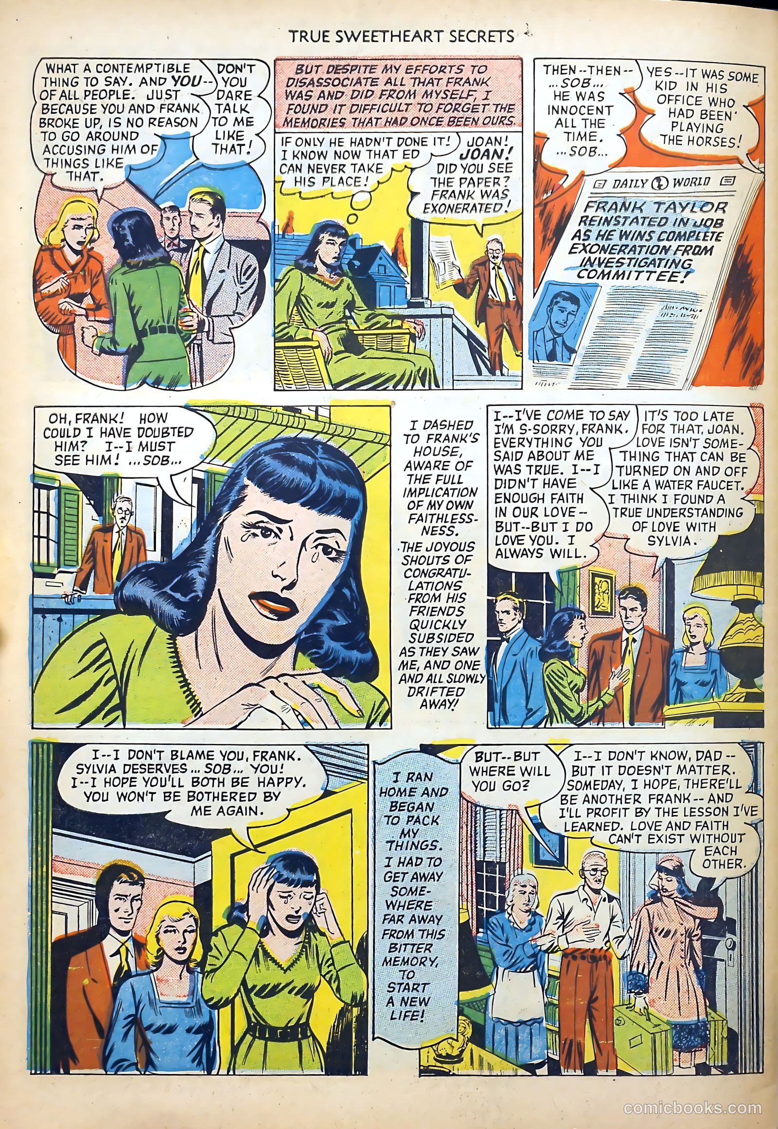 True Sweetheart Secrets #3 (1951) — page 35 of 37
