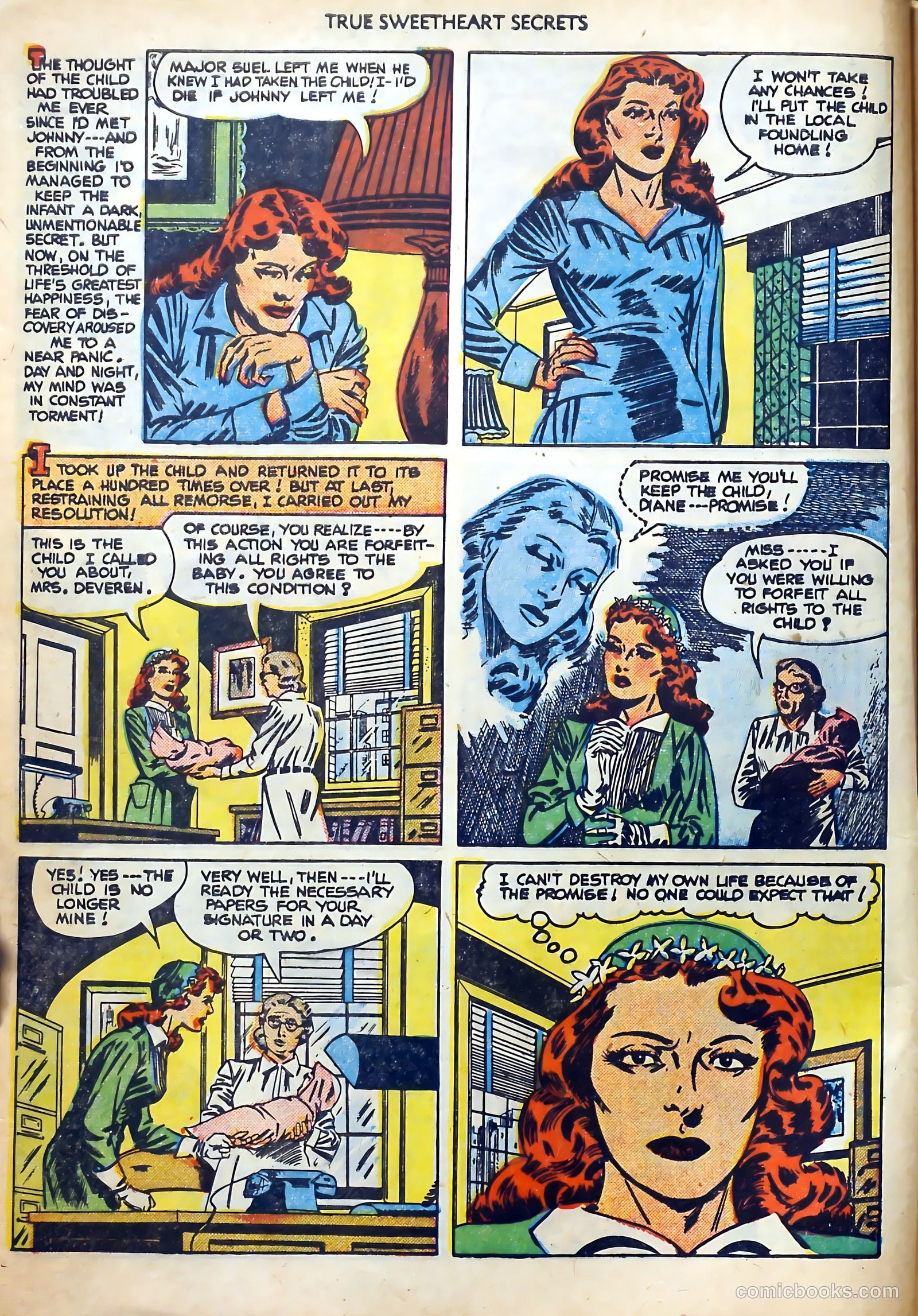 True Sweetheart Secrets #4 (1951) — page 8 of 36