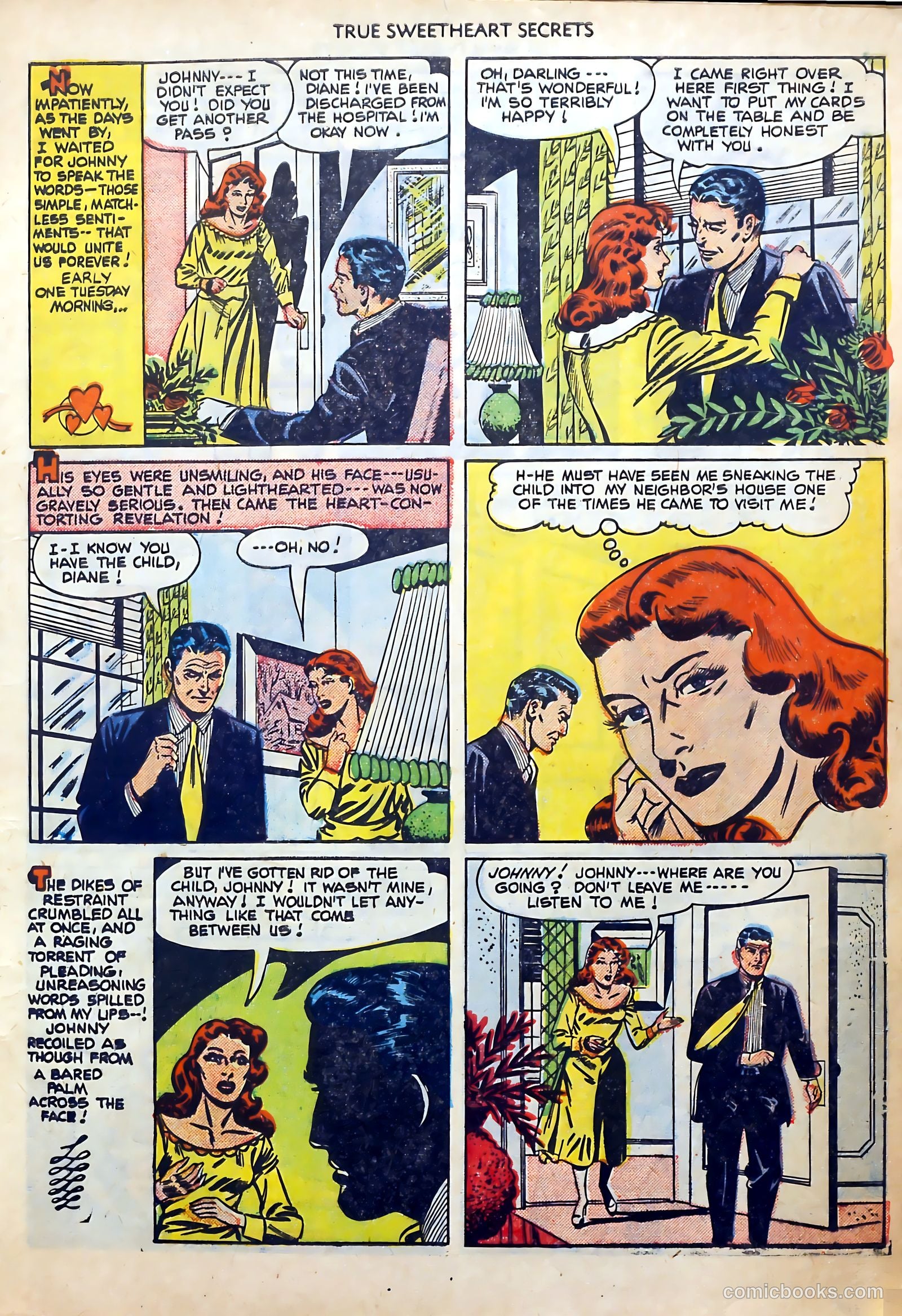 True Sweetheart Secrets #4 (1951) — page 9 of 36