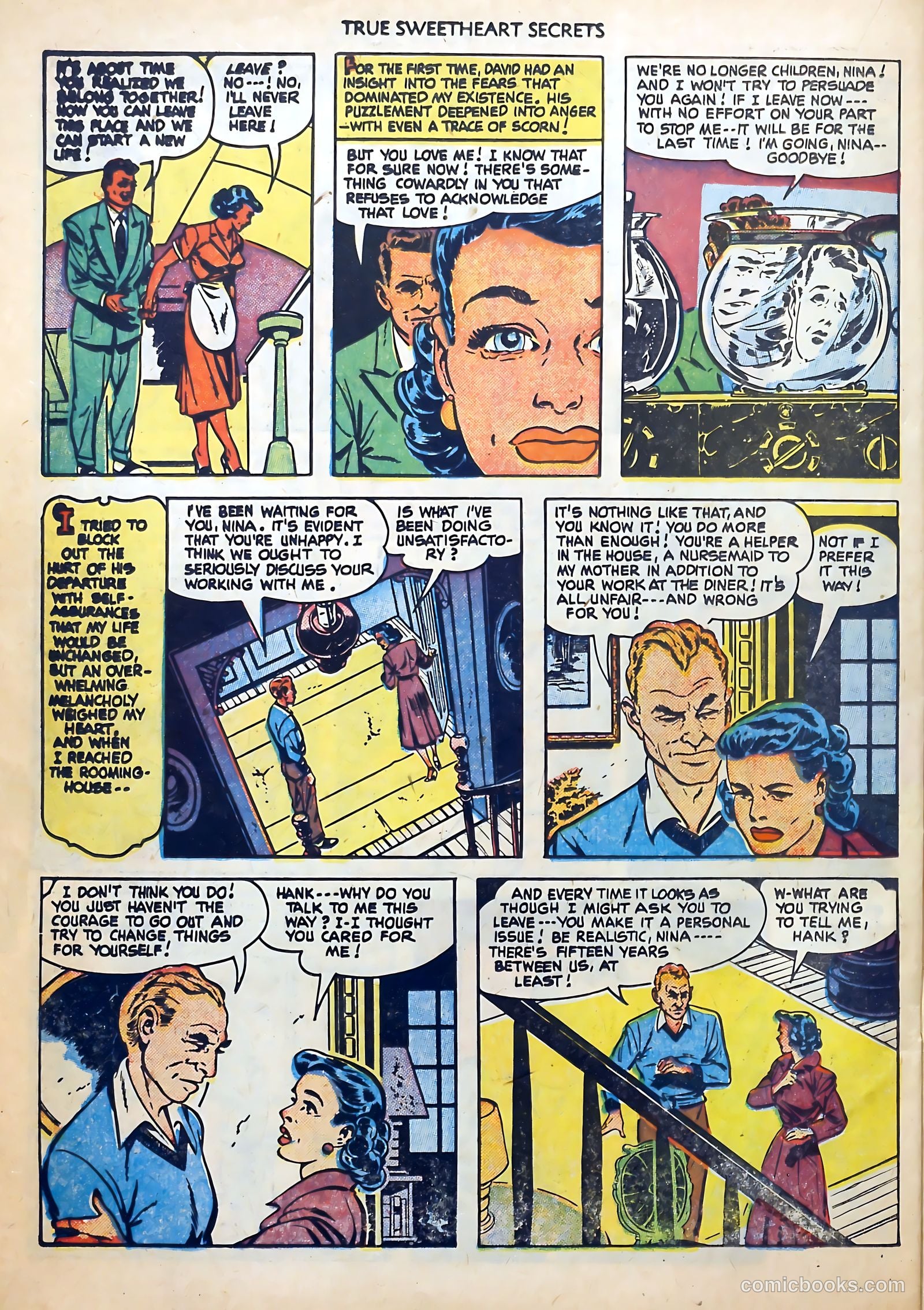 True Sweetheart Secrets #4 (1951) — page 22 of 36