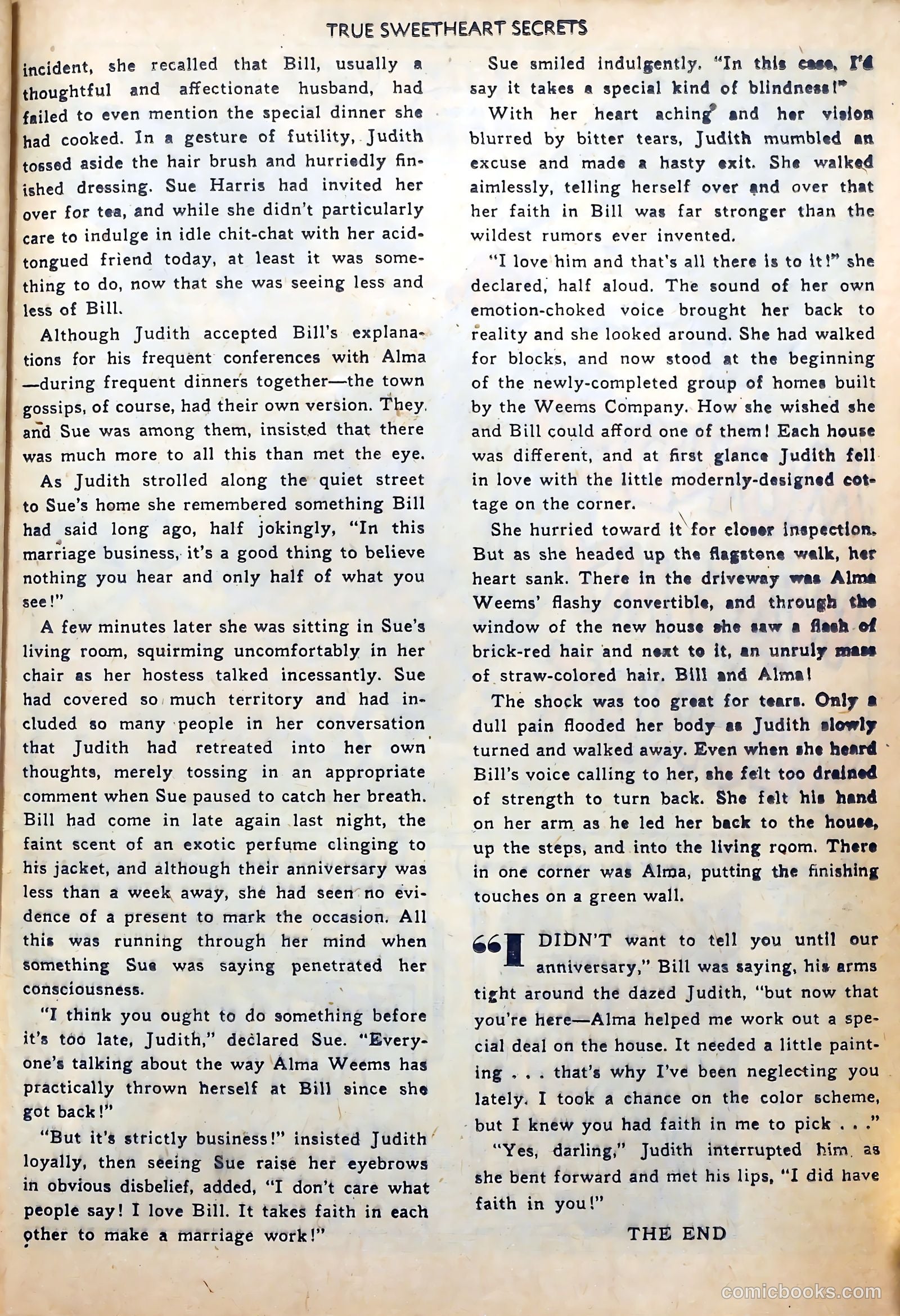 True Sweetheart Secrets #4 (1951) — page 25 of 36