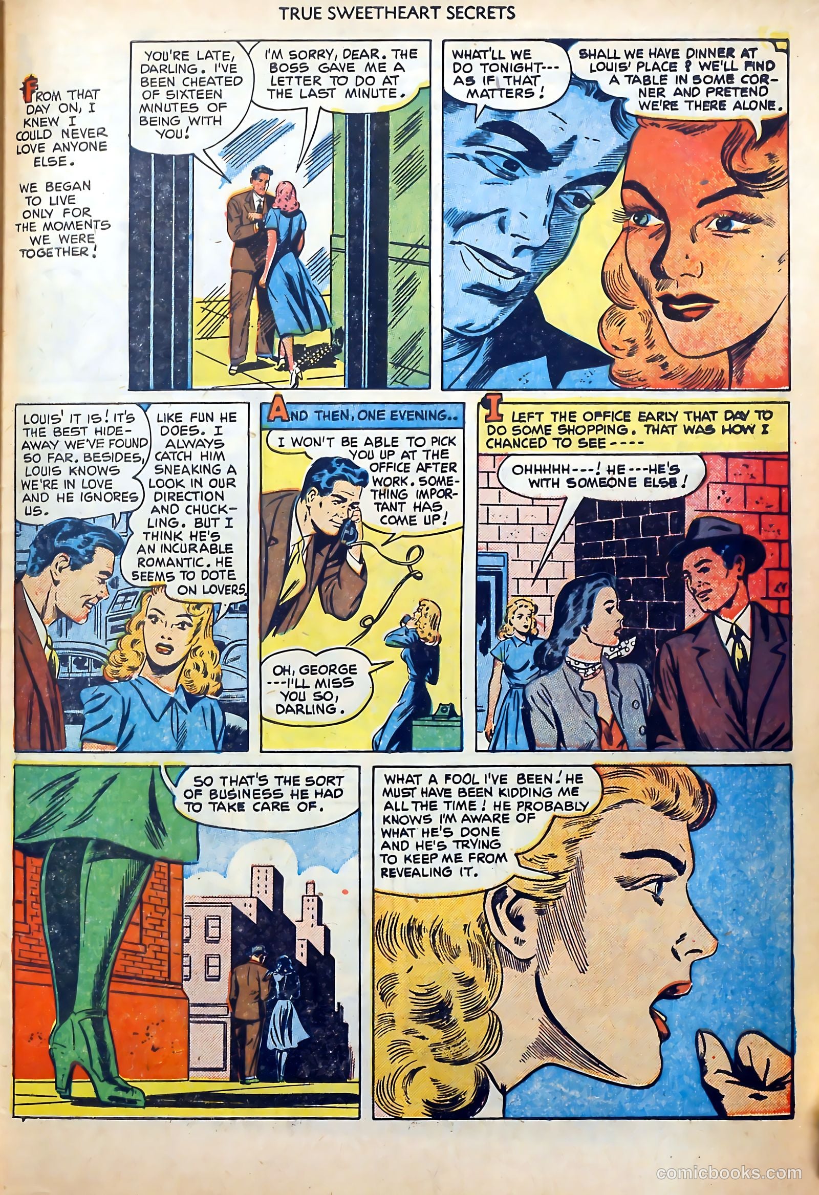 True Sweetheart Secrets #4 (1951) — page 31 of 36
