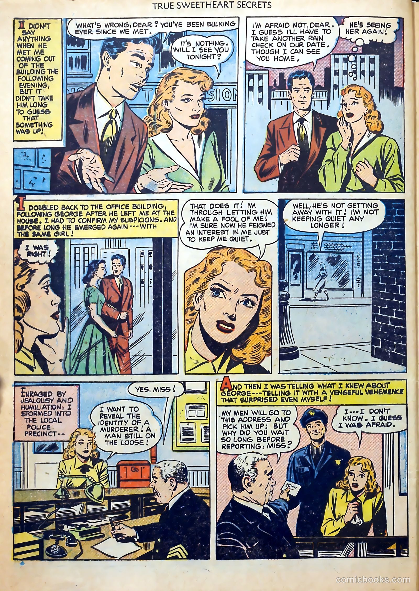 True Sweetheart Secrets #4 (1951) — page 32 of 36