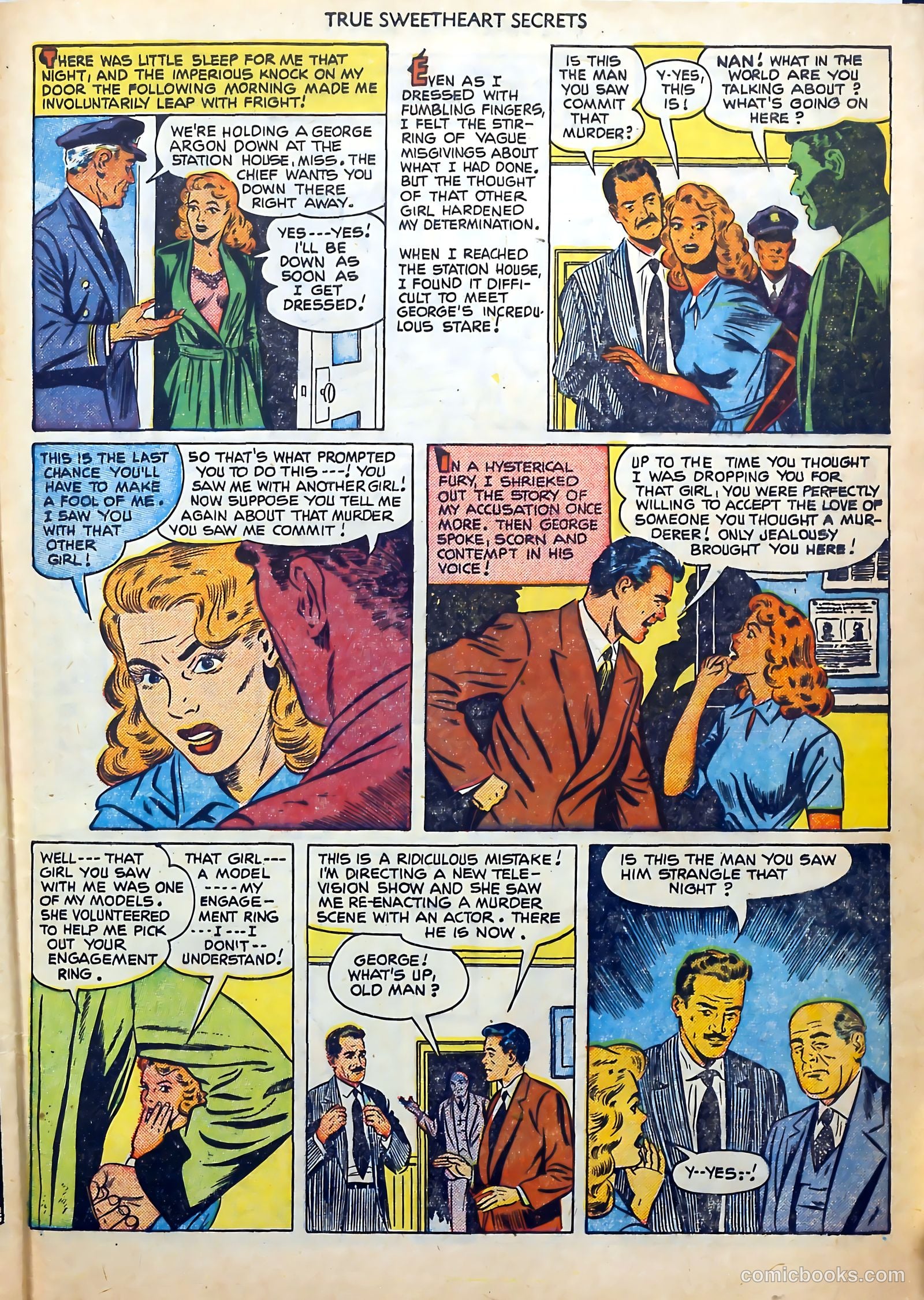 True Sweetheart Secrets #4 (1951) — page 33 of 36