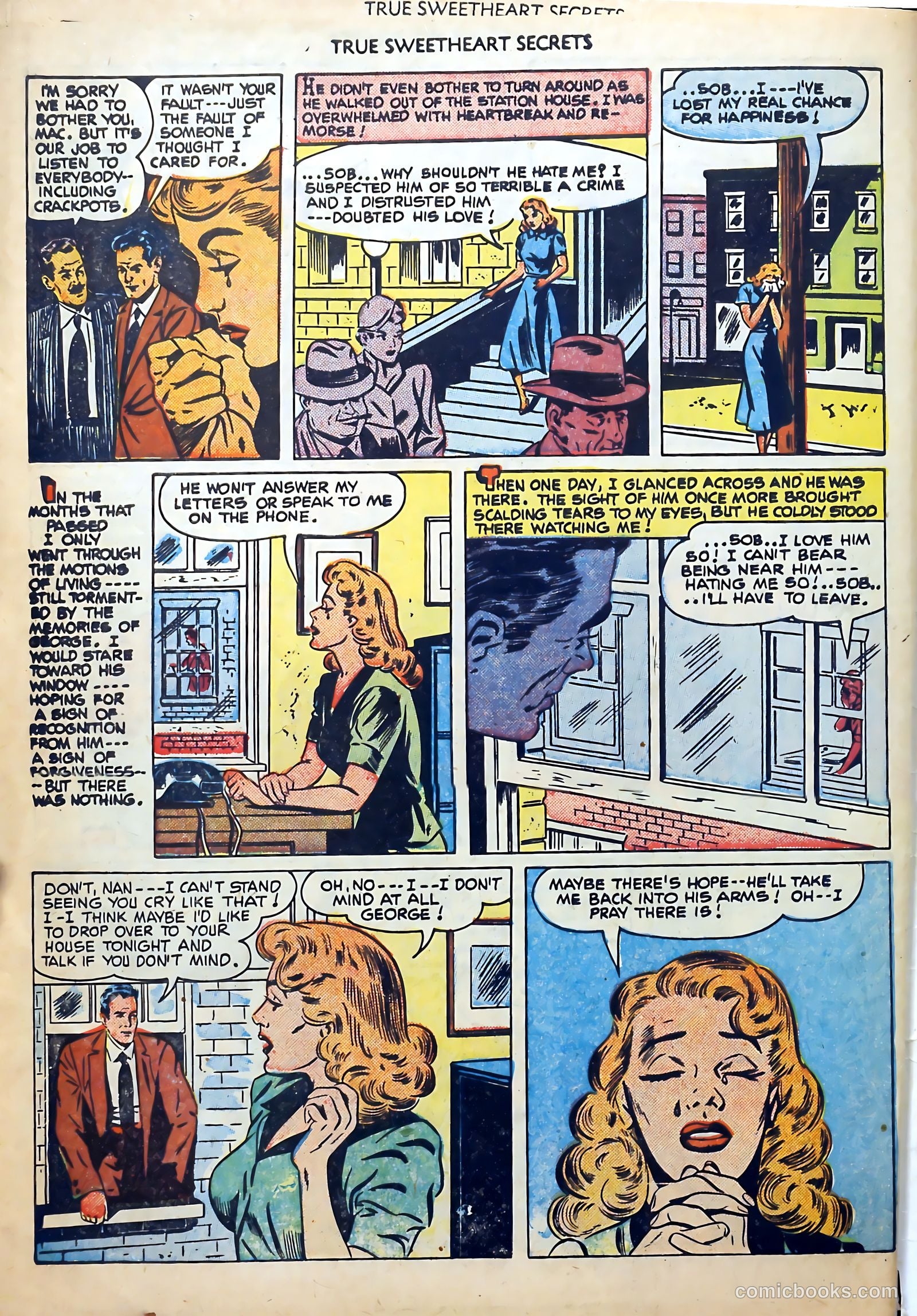 True Sweetheart Secrets #4 (1951) — page 34 of 36