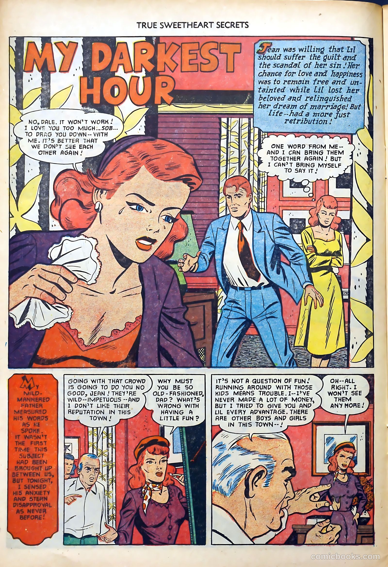 True Sweetheart Secrets #5 (1951) — page 14 of 36