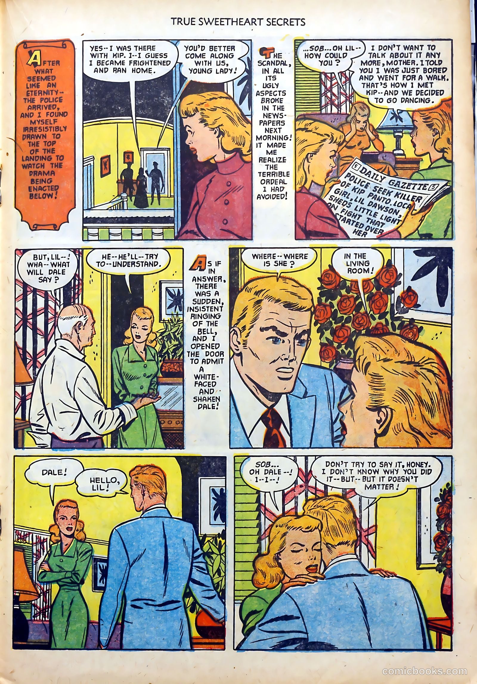 True Sweetheart Secrets #5 (1951) — page 19 of 36