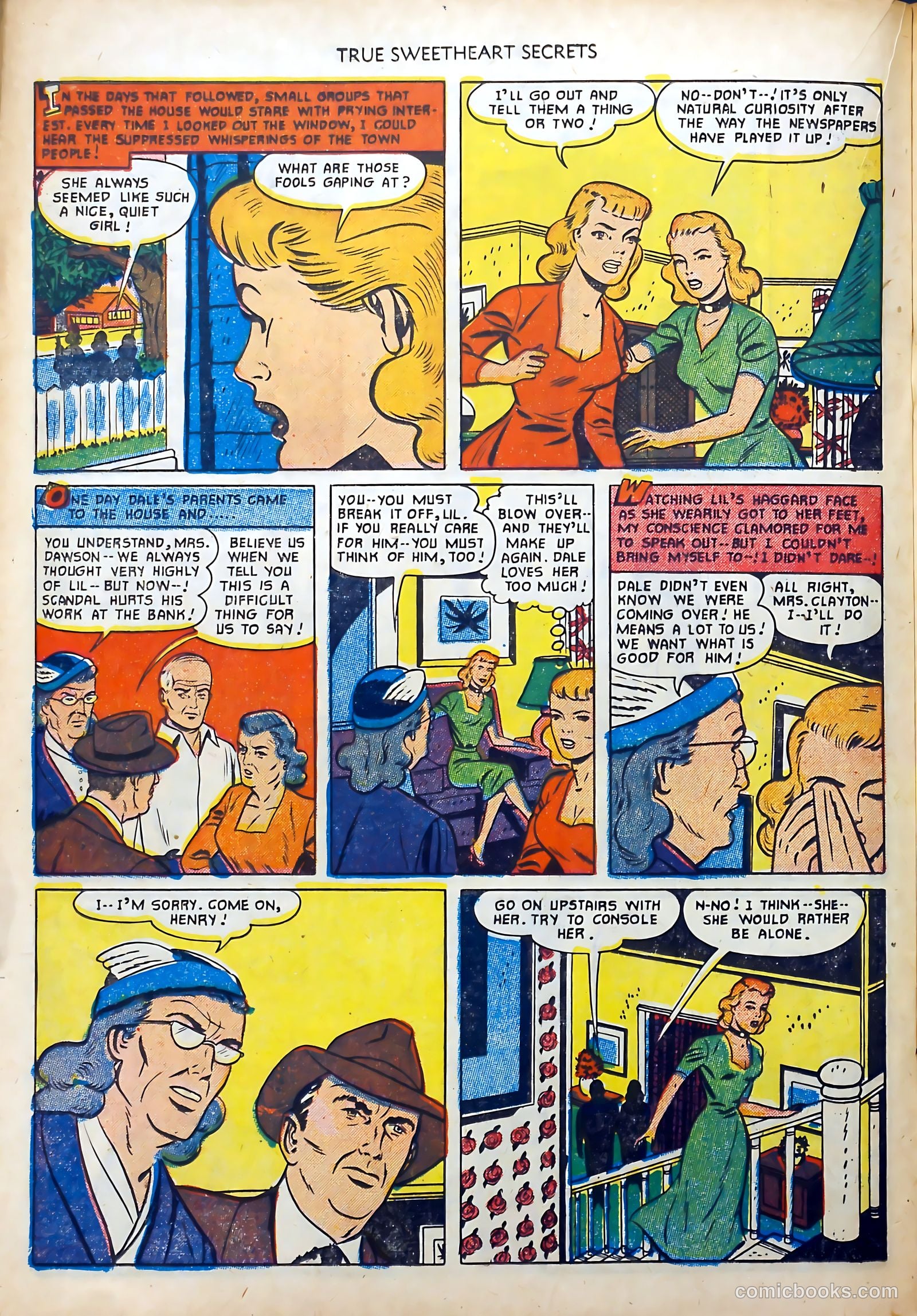 True Sweetheart Secrets #5 (1951) — page 20 of 36