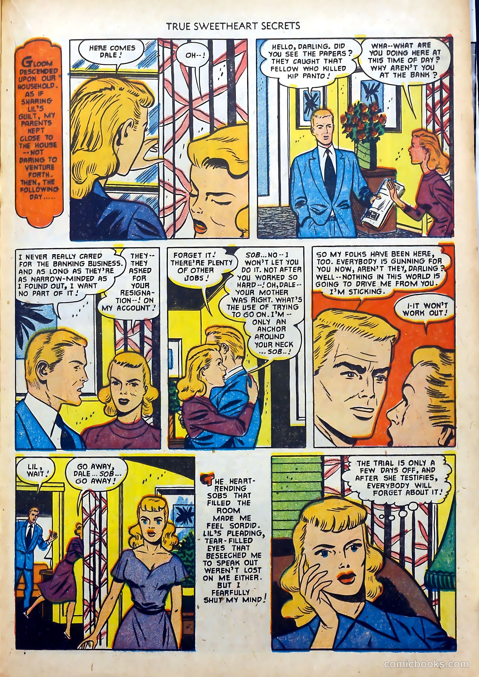 True Sweetheart Secrets #5 (1951) — page 21 of 36