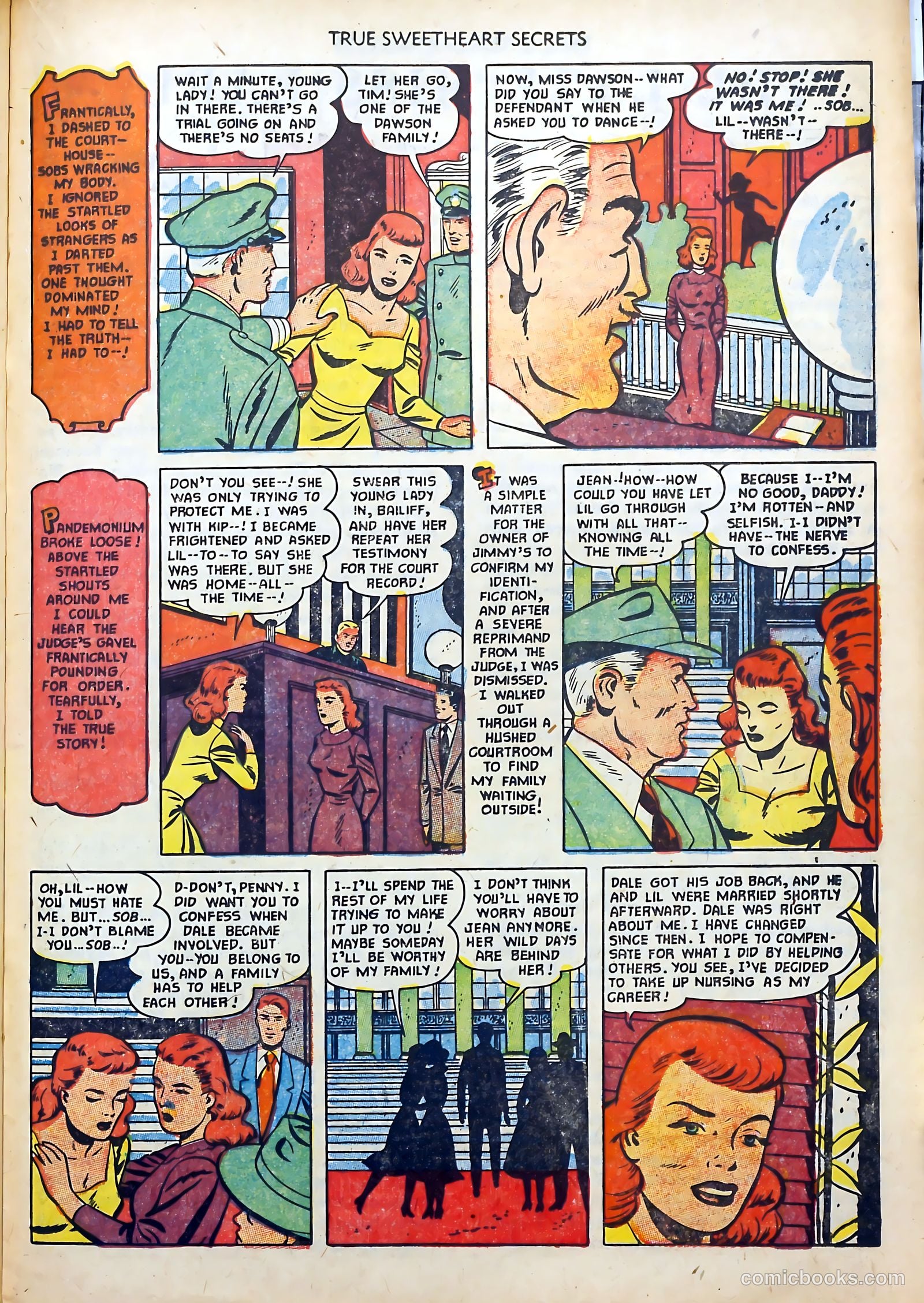 True Sweetheart Secrets #5 (1951) — page 23 of 36