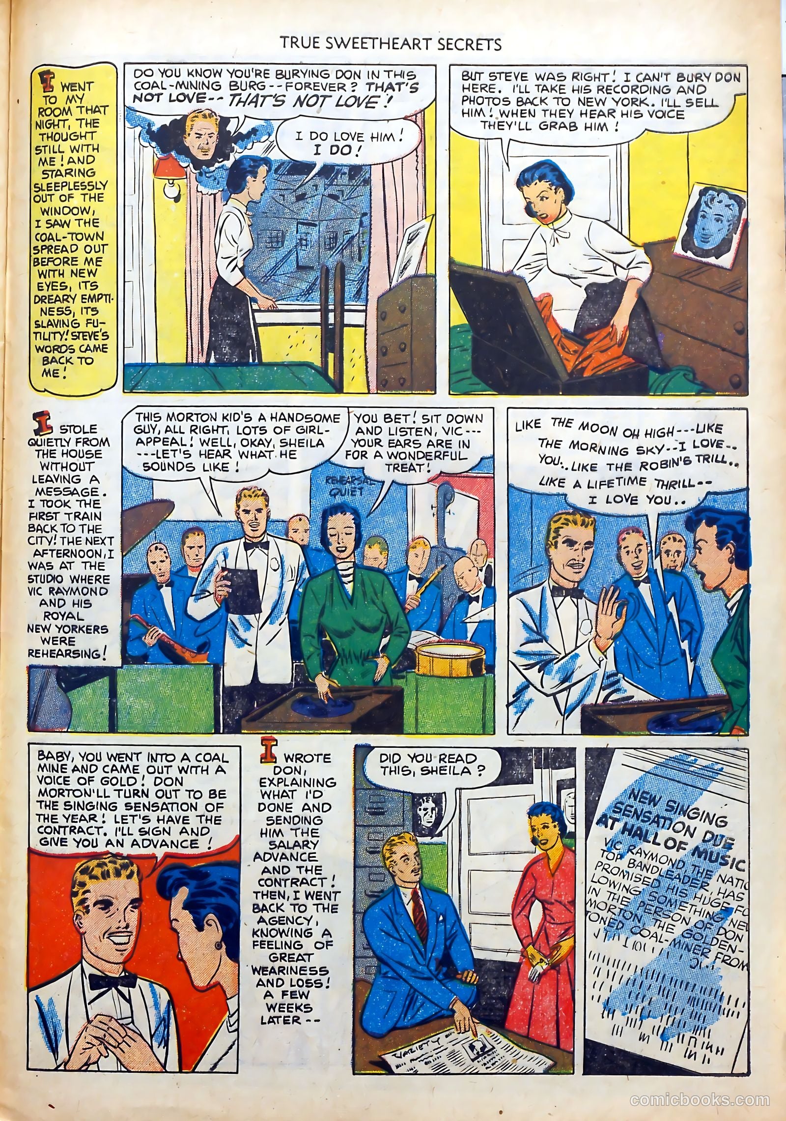 True Sweetheart Secrets #5 (1951) — page 33 of 36