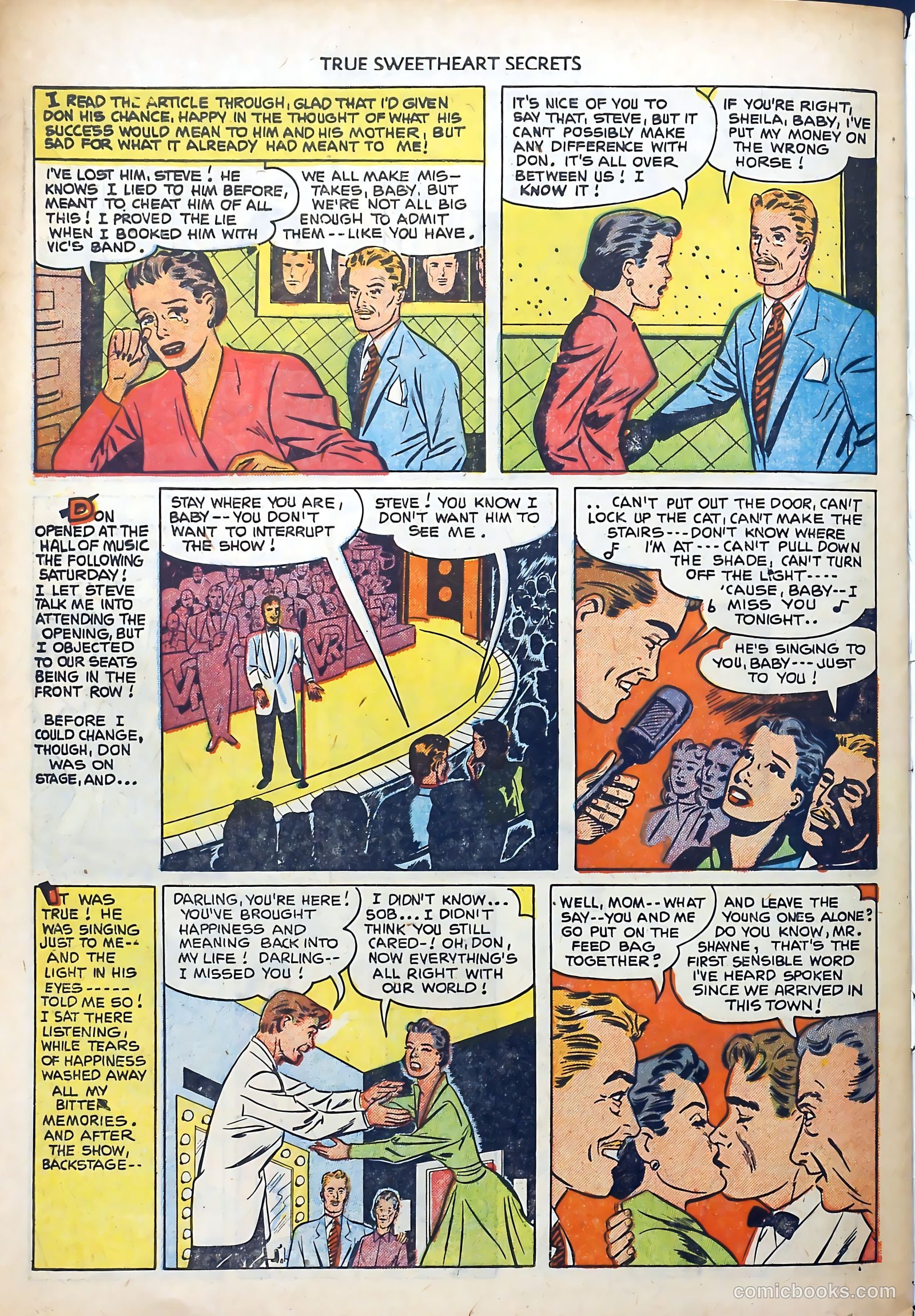True Sweetheart Secrets #5 (1951) — page 34 of 36