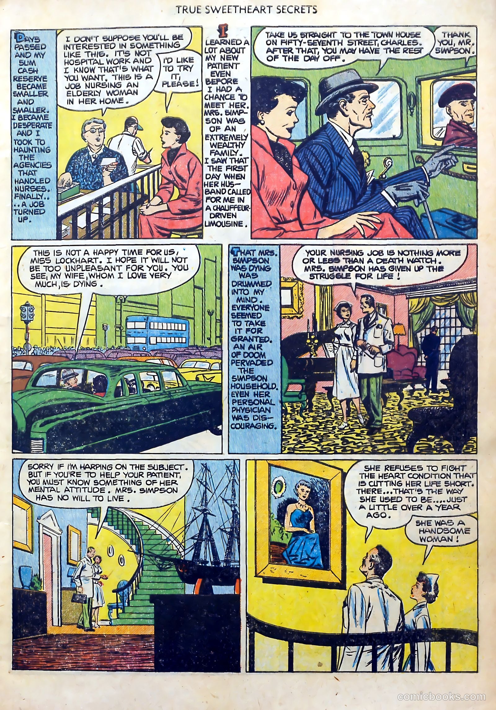 True Sweetheart Secrets #6 (1952) — page 5 of 36