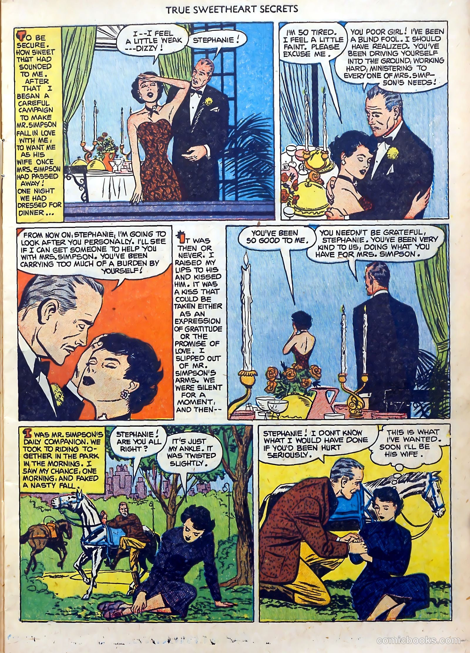 True Sweetheart Secrets #6 (1952) — page 7 of 36